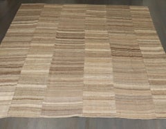 Zabihi Collection Large Square Vintage Persian Kilim