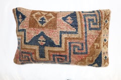 Zabihi Collection Large Vintage Turkish Rug Pillow, 17'' x 31''