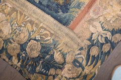 Zabihi-Sammlung: Flämischer Barock-Wandteppich aus dem späten 17. Jahrhundert mit Pflanzenmotiven und Rindern