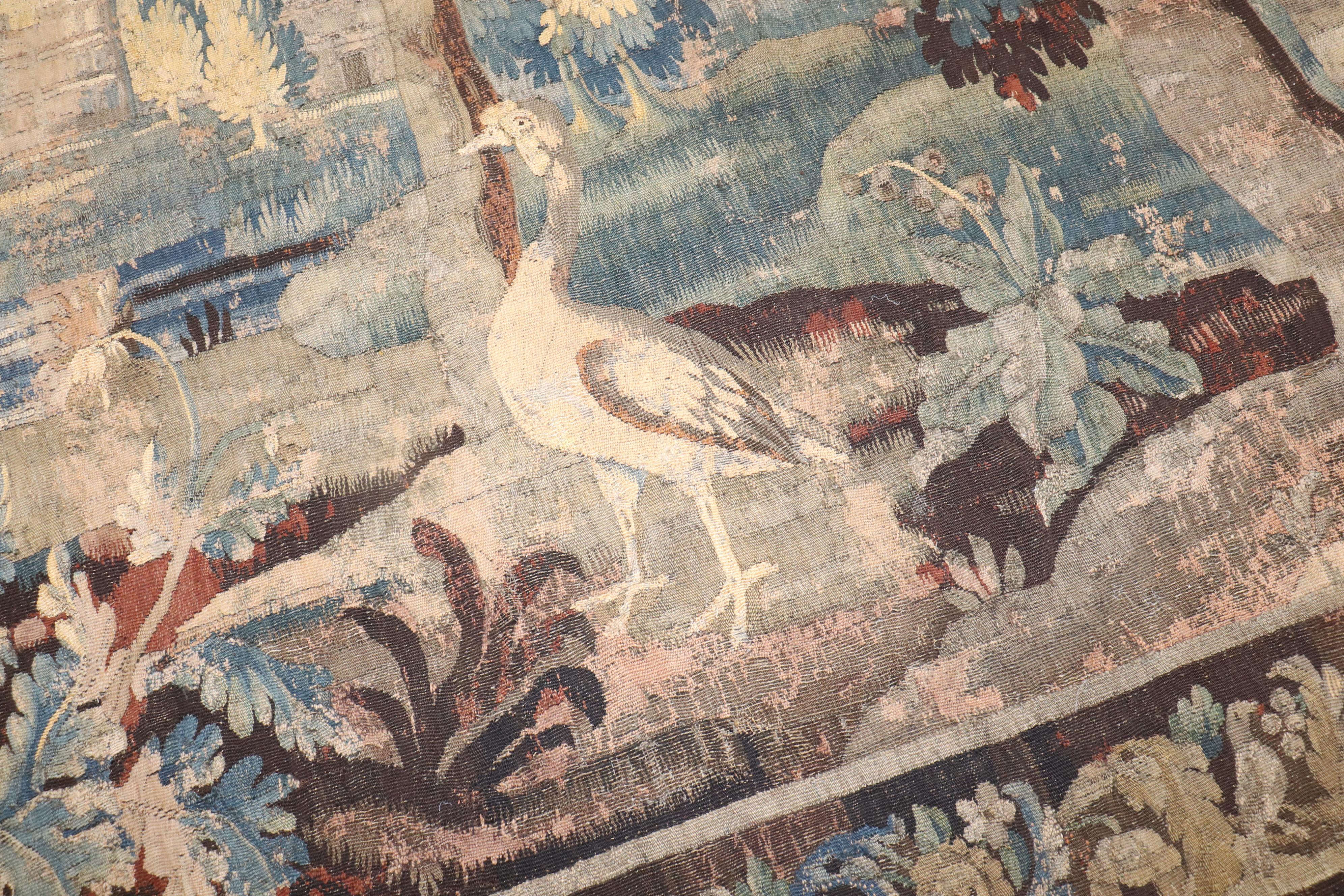 XVIIIe siècle et antérieur The Collective Fin du 18ème siècle Tapisserie Verdure Flemish en vente