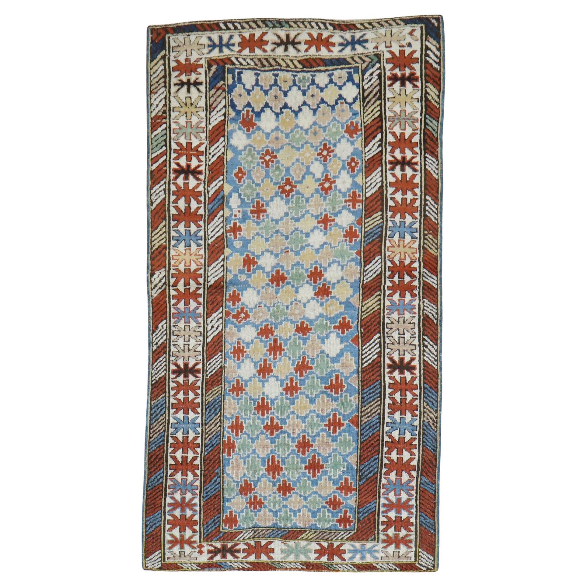 Zabihi Collection Late 19h Century Caucasian Shirvan Rug For Sale