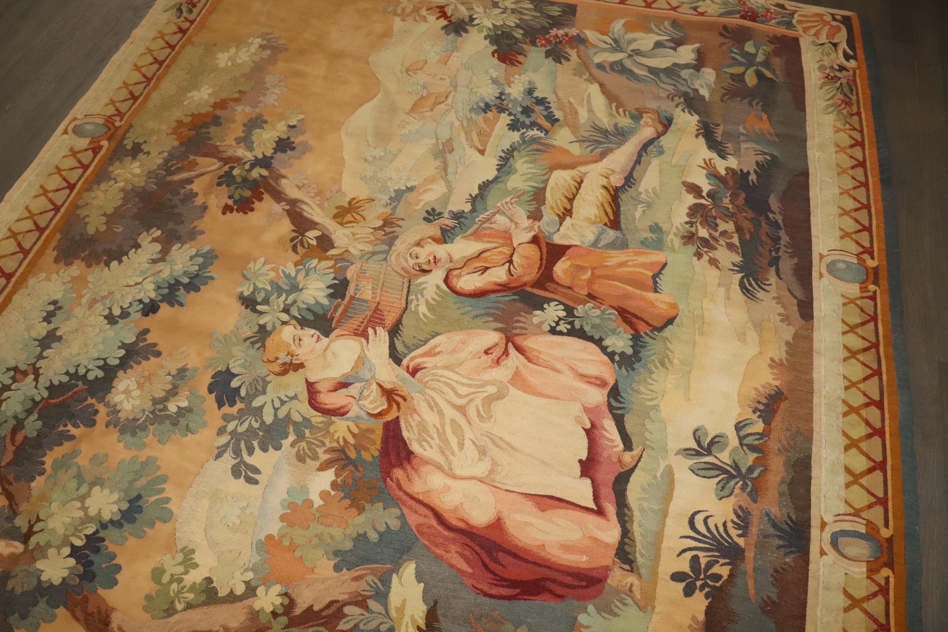 Zabihi Collection late 19th Century French Tapestry For Sale 4