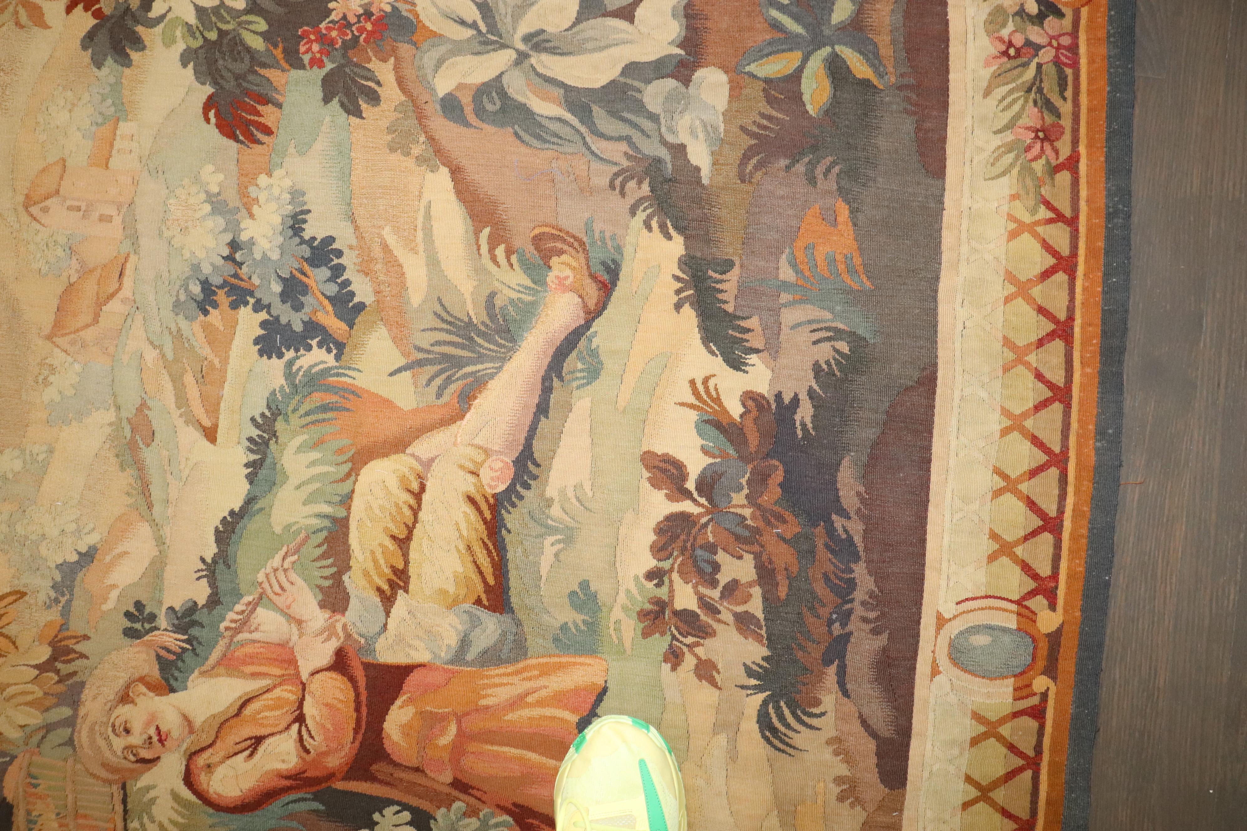 Zabihi Collection late 19th Century French Tapestry For Sale 7