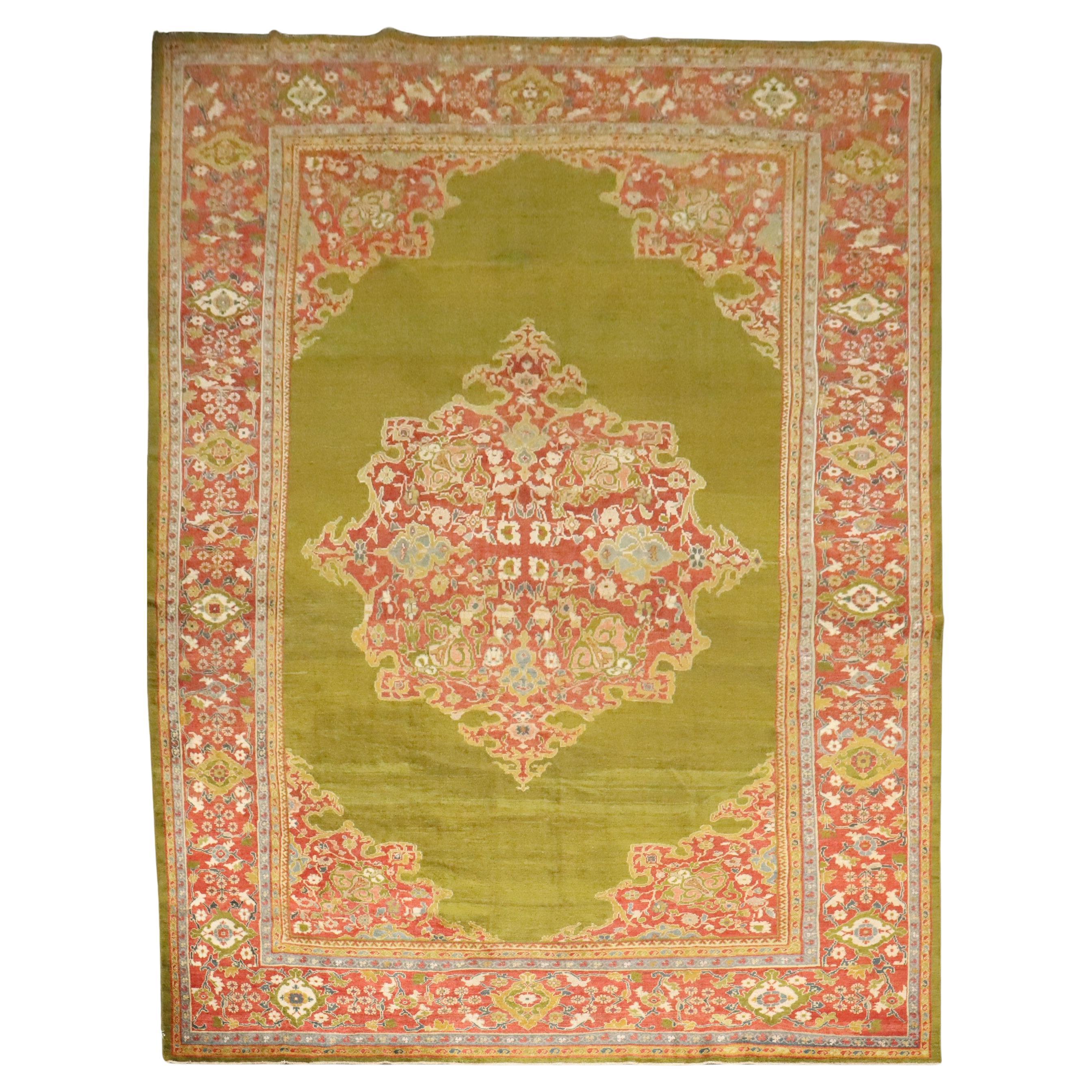 Zabihi Collection
S Rugs verde Sultanabad della fine del XIX secolo
