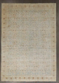 Zabihi Collection Light Blue Persian Afshar Rug