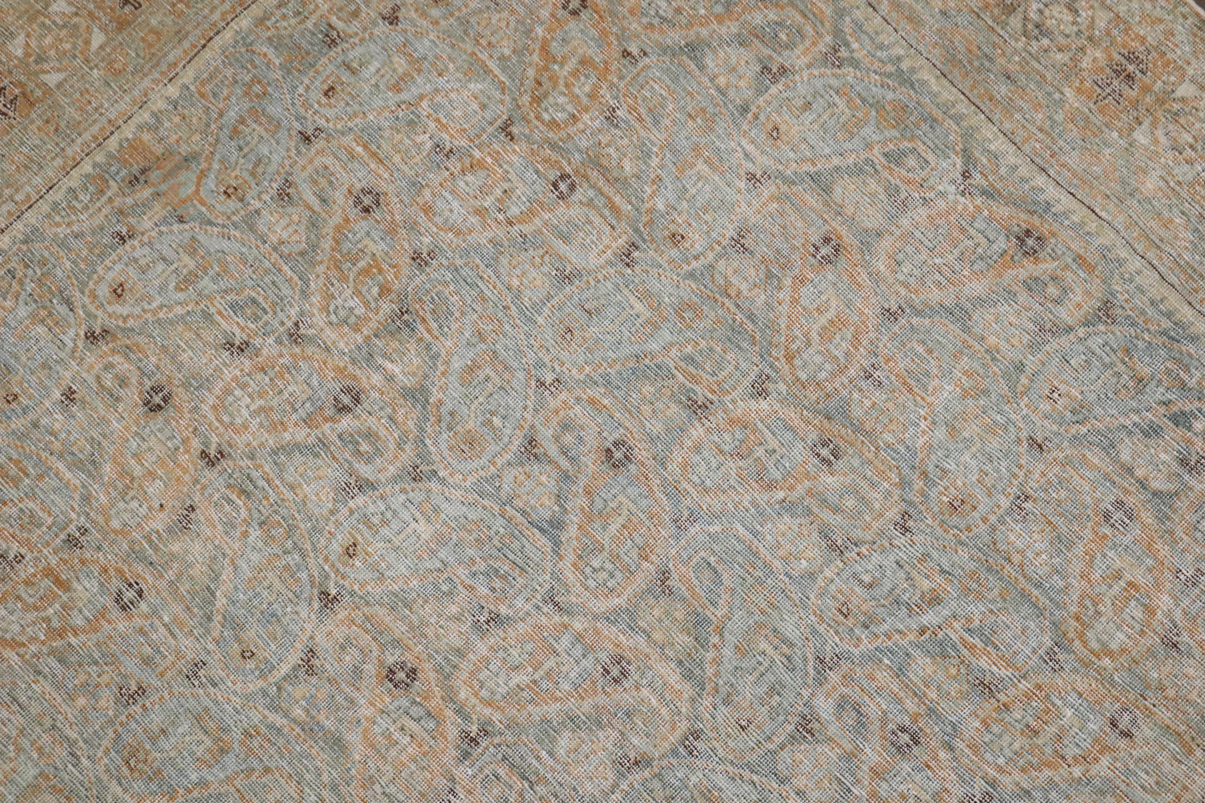 Zabihi Collection Light Blue Persian Afshar Rug In condizioni buone in vendita a New York, NY