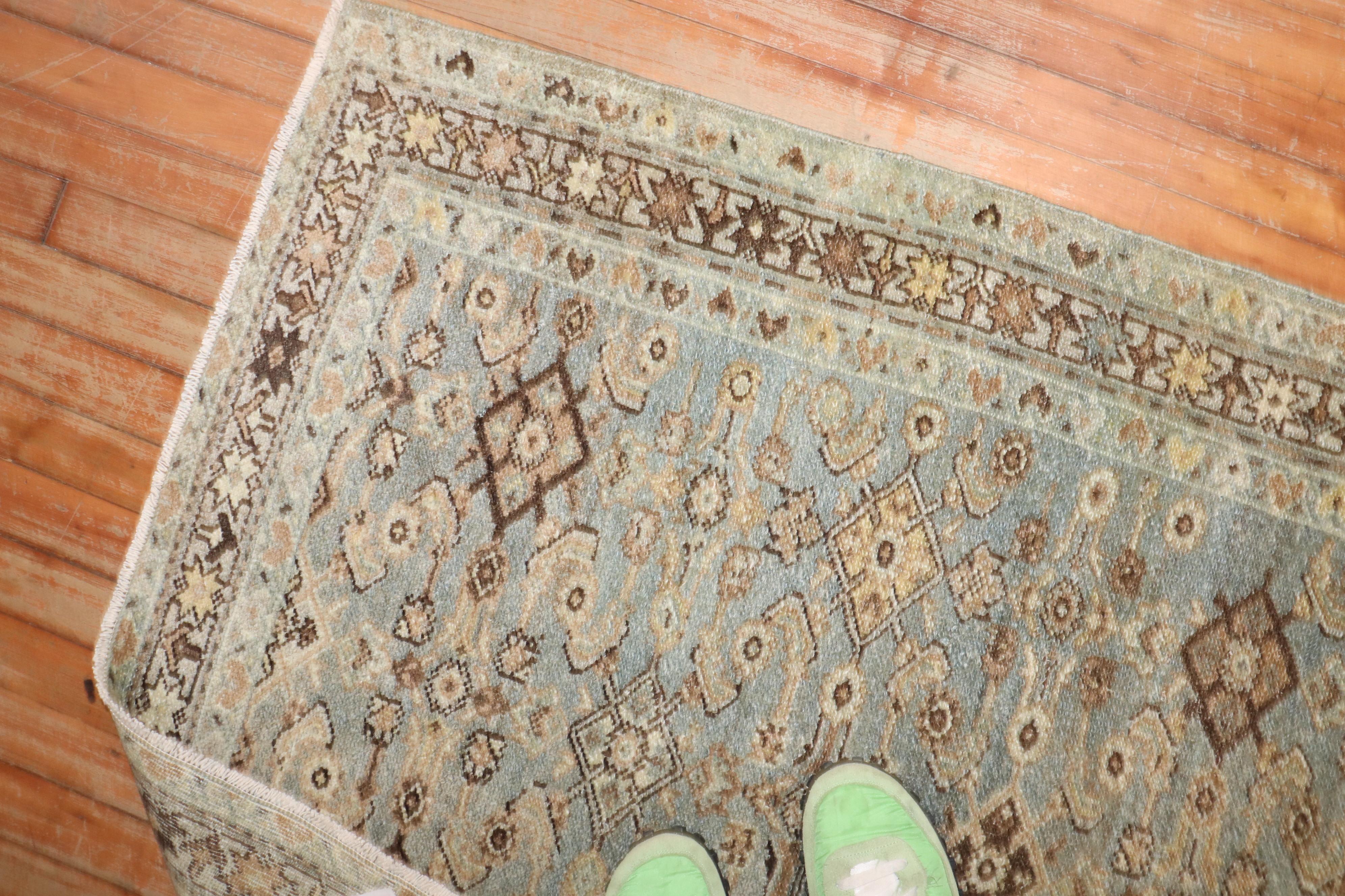 Tappeto persiano Malayer anni '20 di colore blu chiaro

Dettagli
rug no.	j3368
dimensione	3' 3