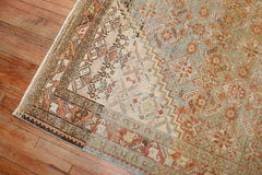 Zabihi Collection Light Green Gallery Antique Persian Malayer Rug