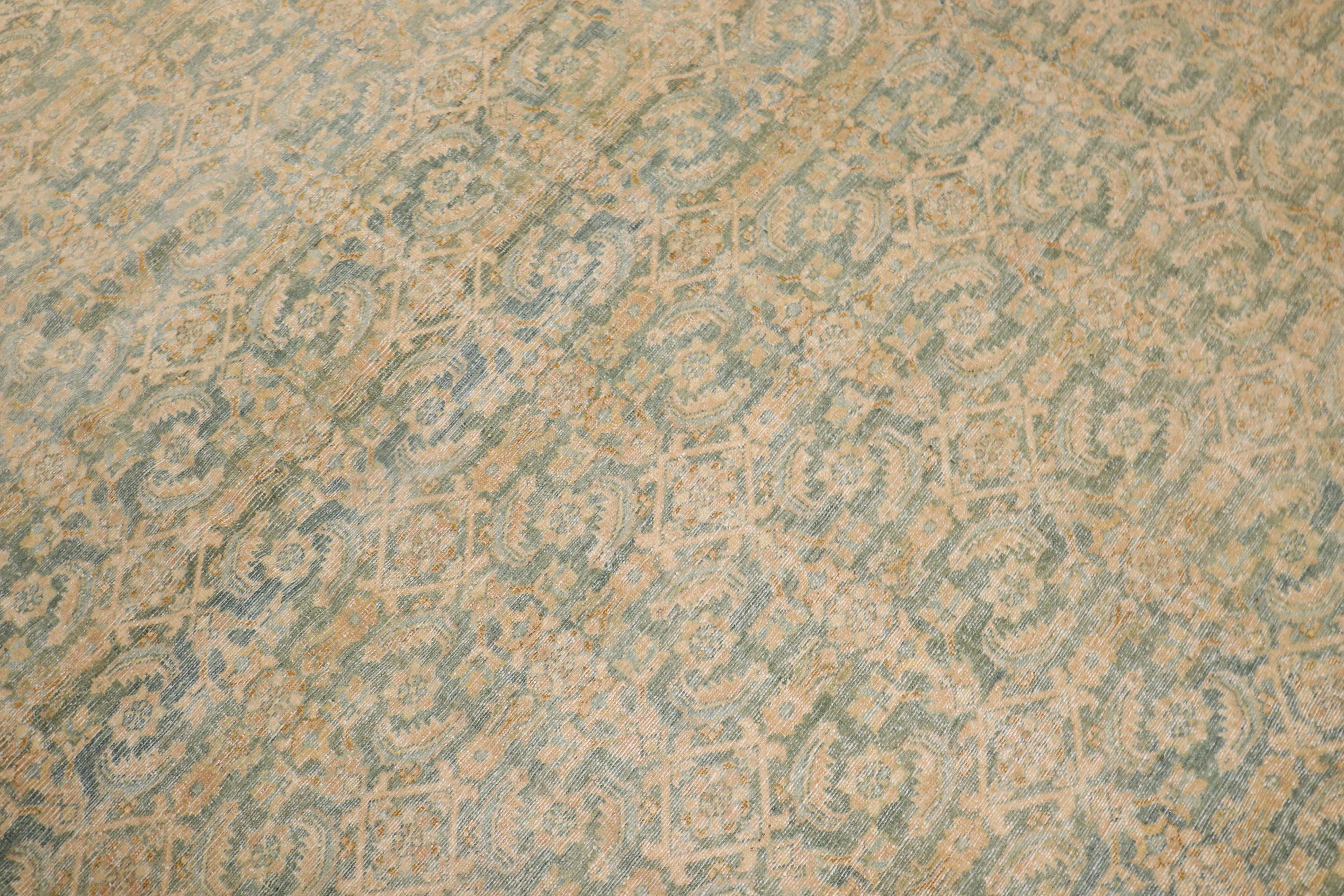 un Lilihan persa de principios del siglo XX en verde predominantemente claro

Detalles
alfombra no.	j2925
talla	10' 7
