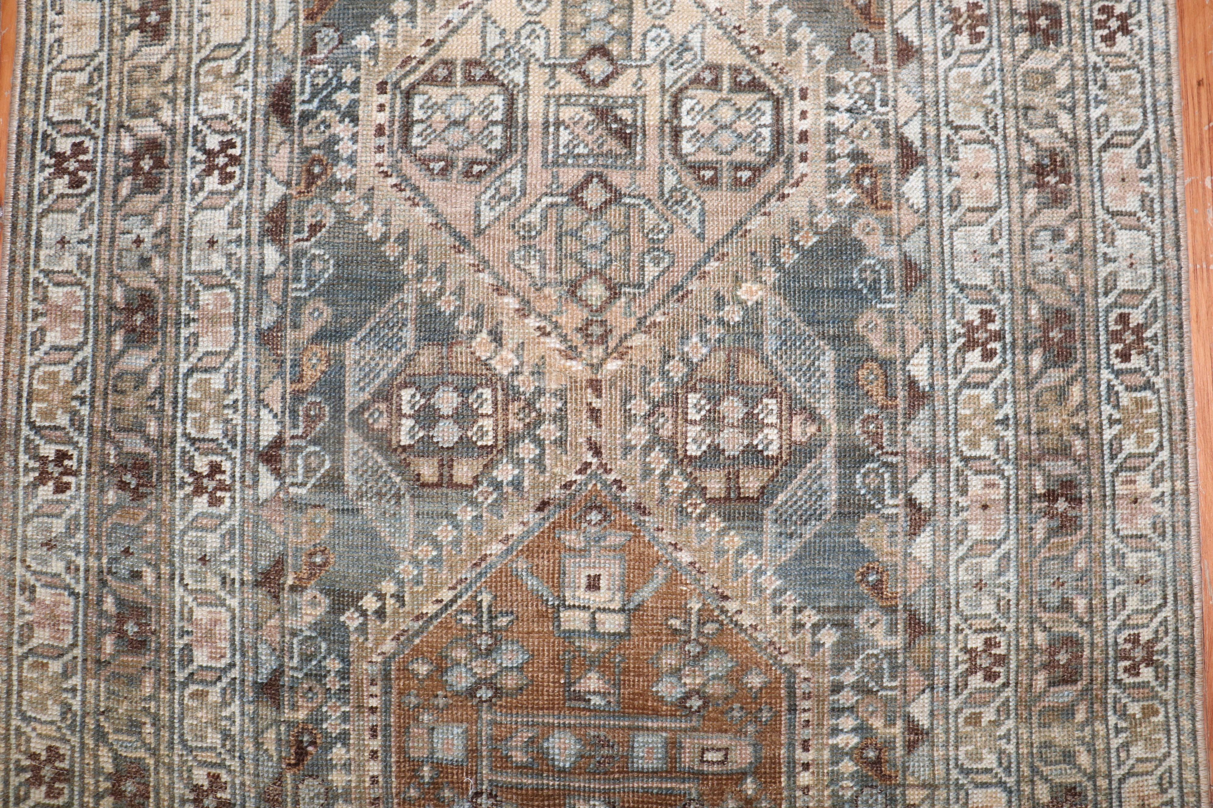 Zabihi Collection Long Antique Persian Malayer Runner en vente 3