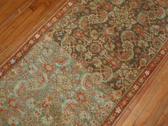Zabihi Collection Long Narrow Antique Persian Malayer 21 foot Runner