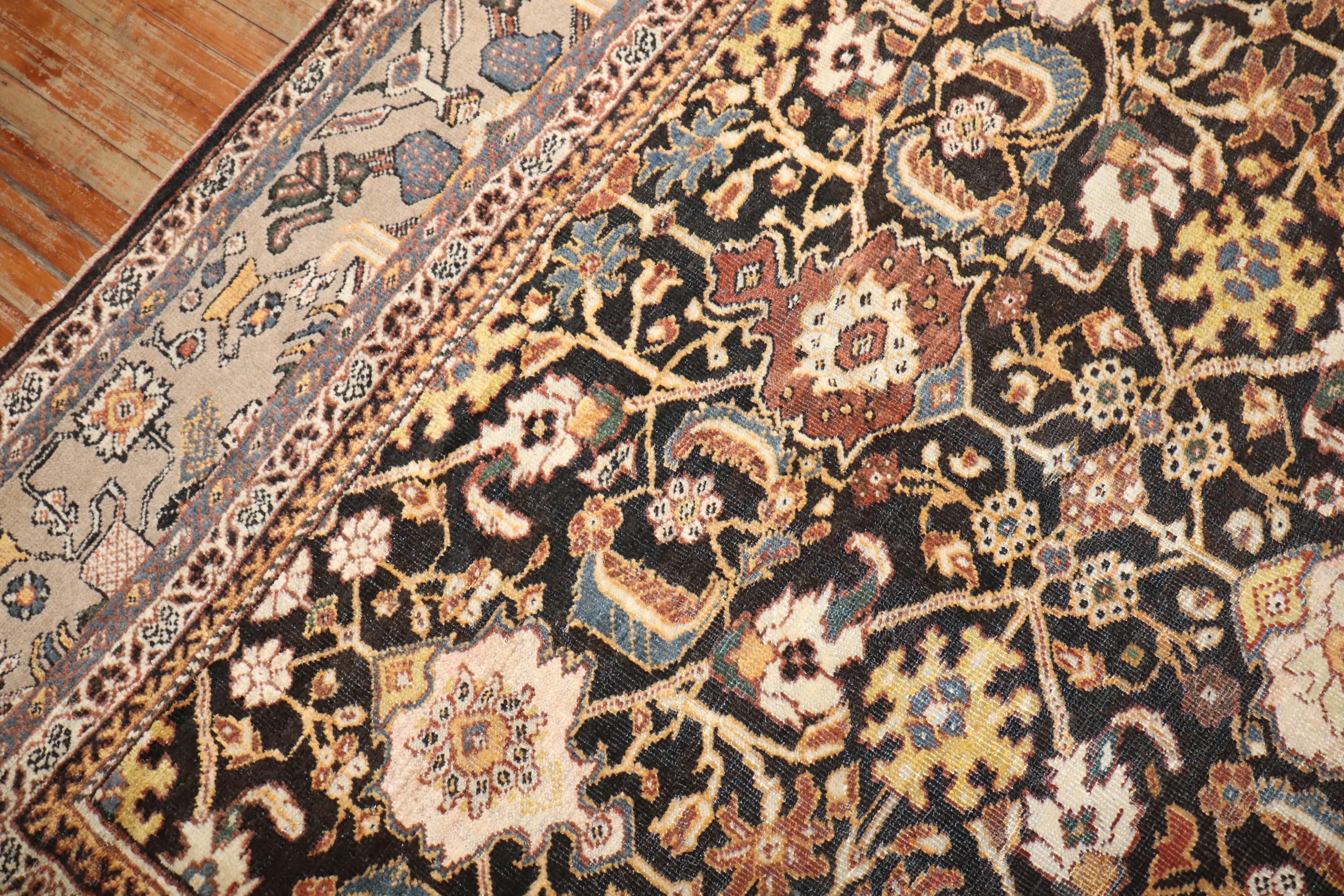 Tappeto Zabihi Collection Maschile Antico Persiano Mahal in vendita 6