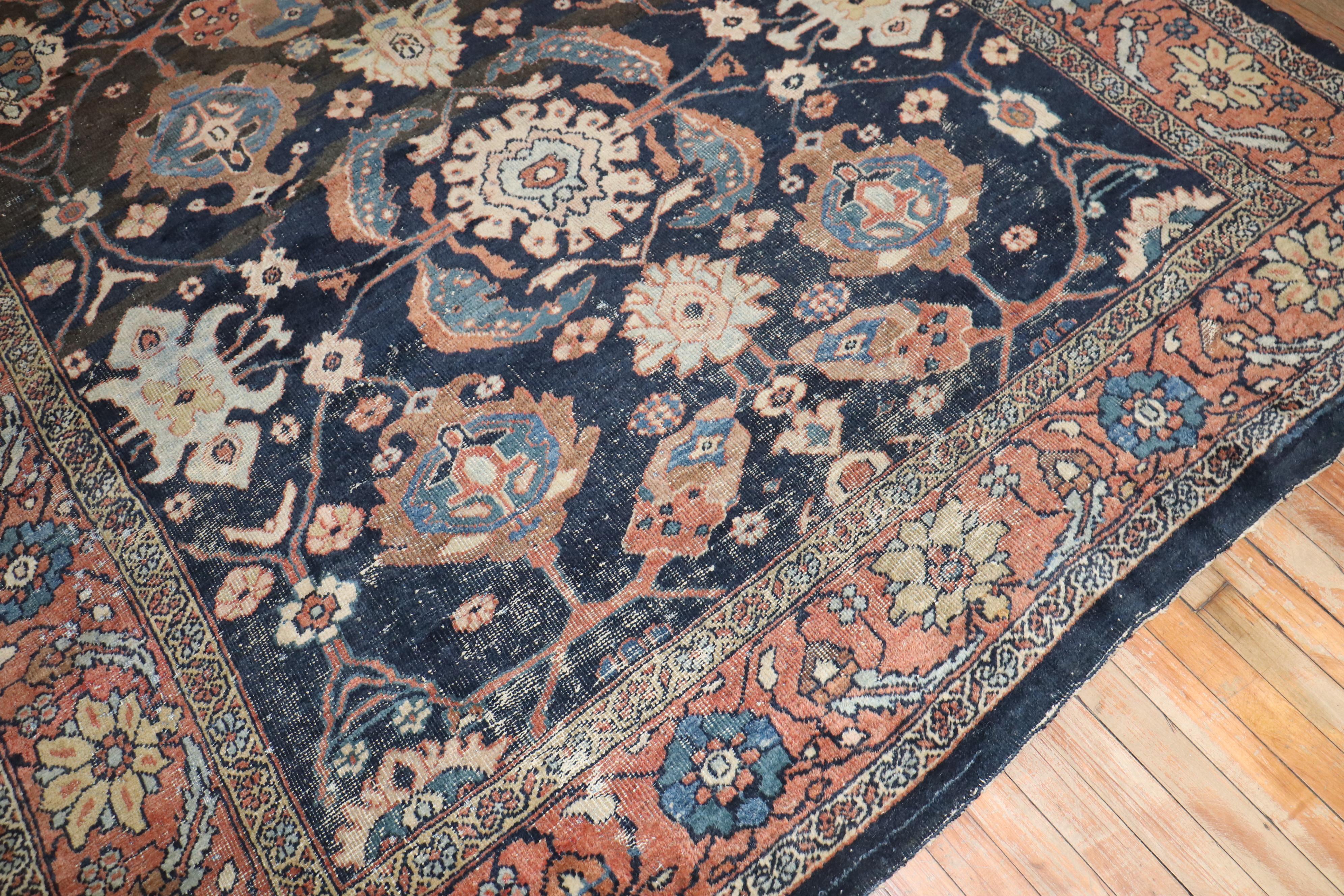 Colección Zabihi Alfombra Persa Antigua Sultanabad Masculina en venta 5