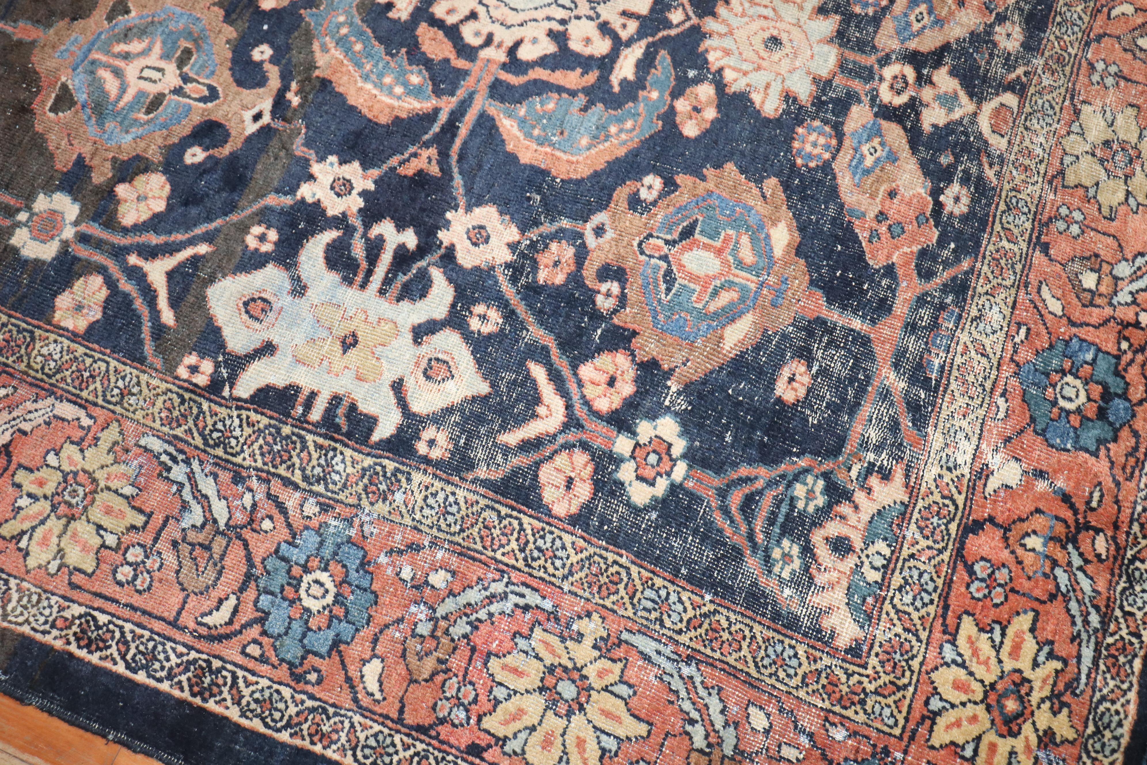 Colección Zabihi Alfombra Persa Antigua Sultanabad Masculina en venta 9