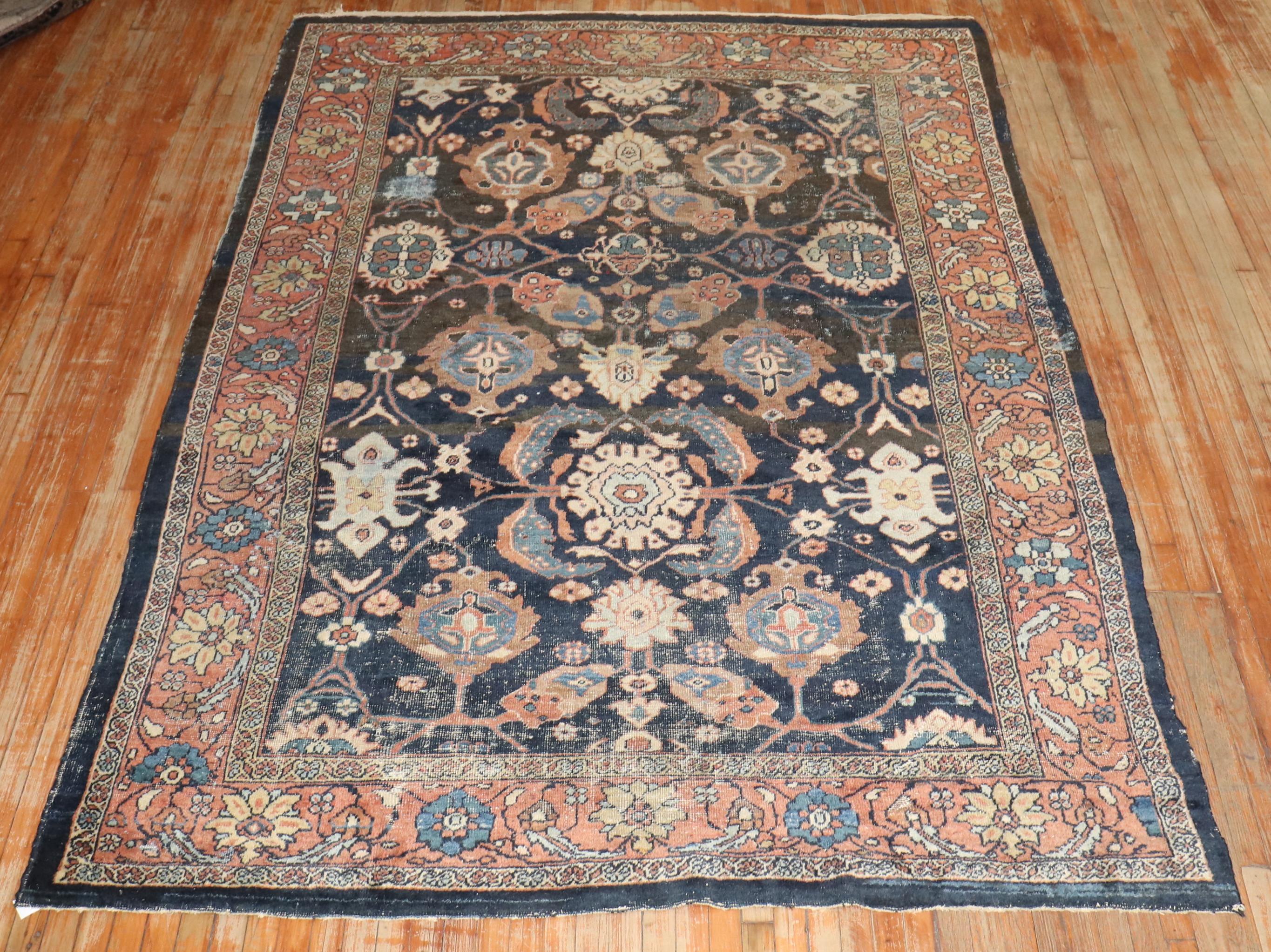 Colección Zabihi Alfombra Persa Antigua Sultanabad Masculina en venta 3