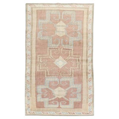 Zabihi Collection Mauve Mid 20th Century Scatter Rug