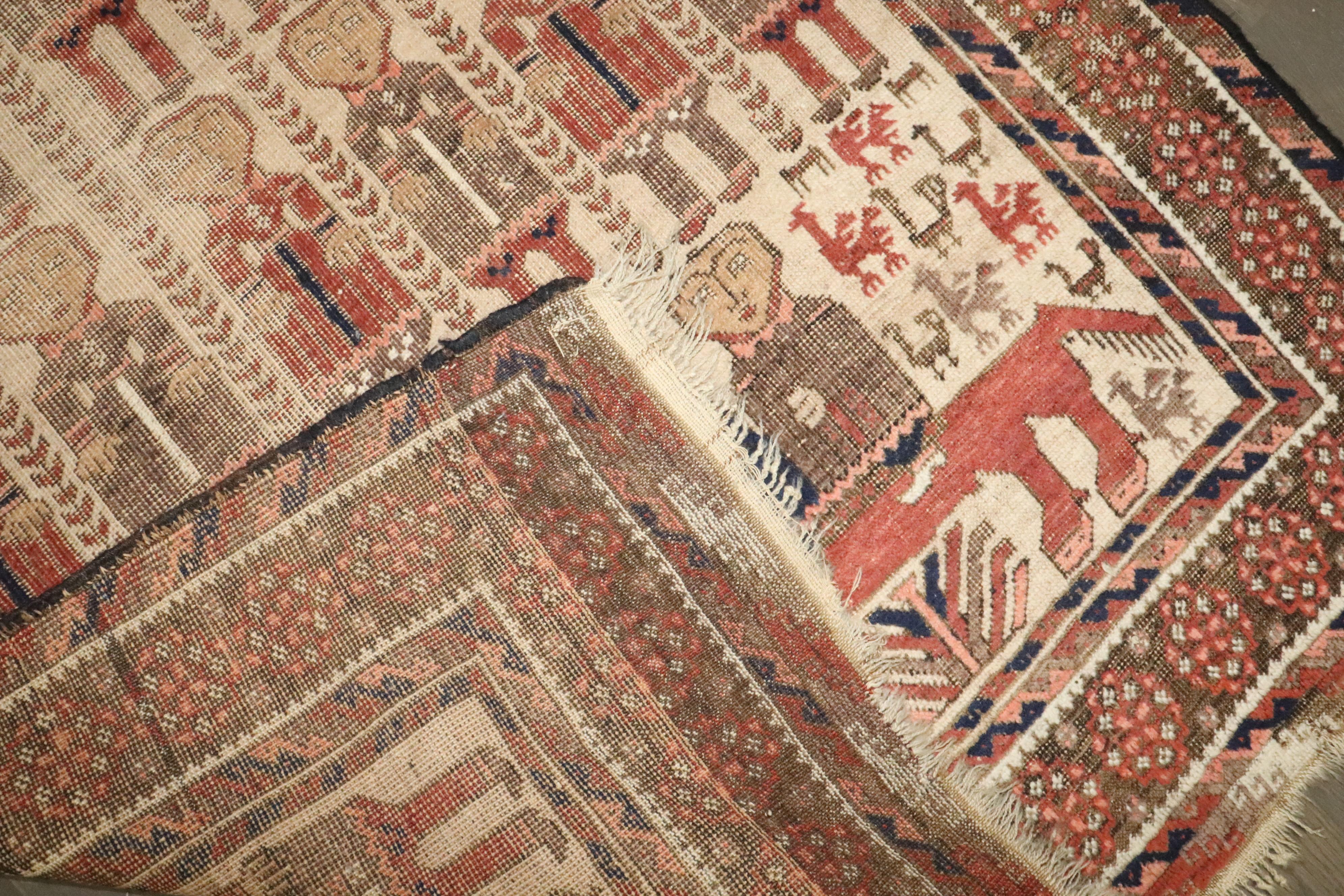 Tappeto tribale persiano Balouch della metà del 19° secolo

Dettagli
rug no.	j4167
dimensione	3' 4