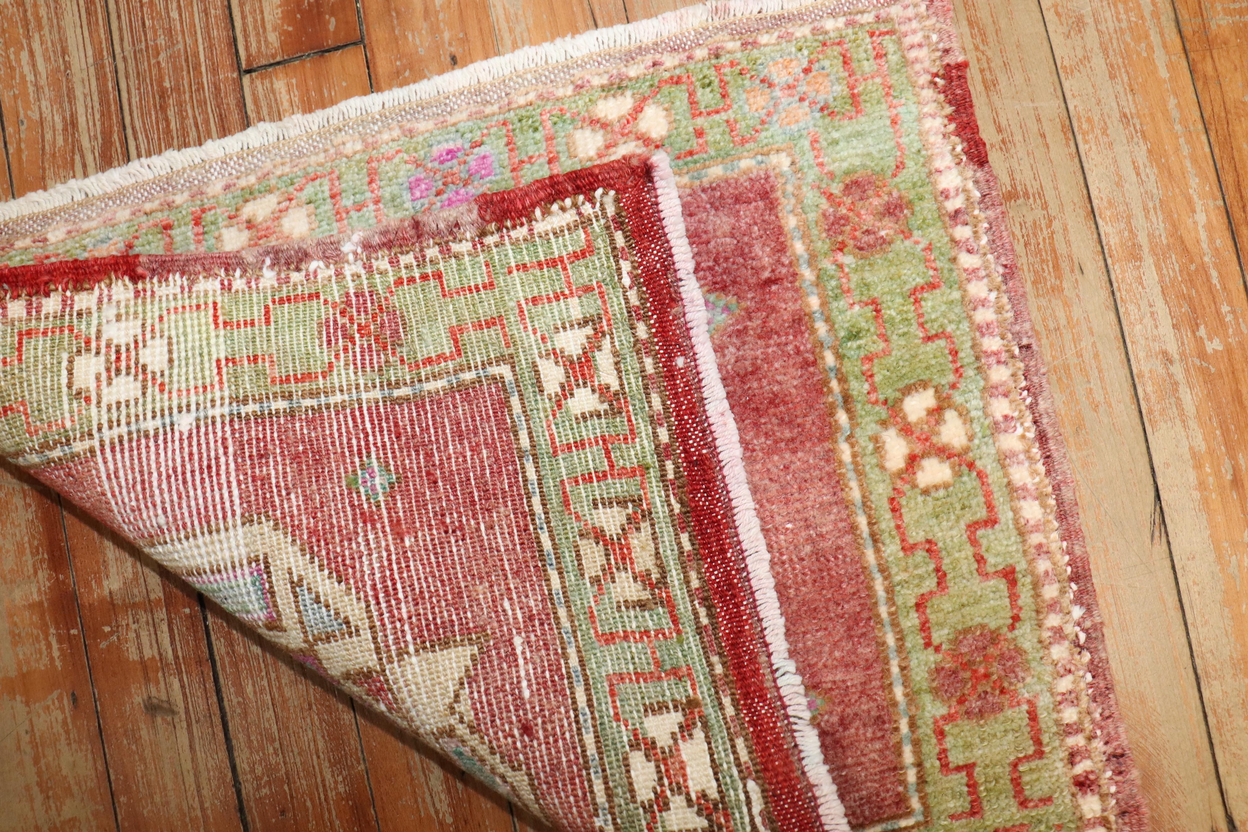 Turc Collection Zabihi, tapis d'Anatolie turque du milieu du 20e siècle en vente