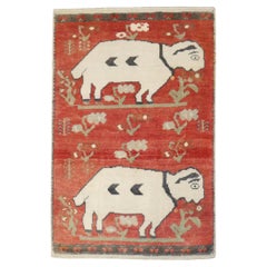 Zabihi Collection Mini Turkish Lamb Anatolian Rug