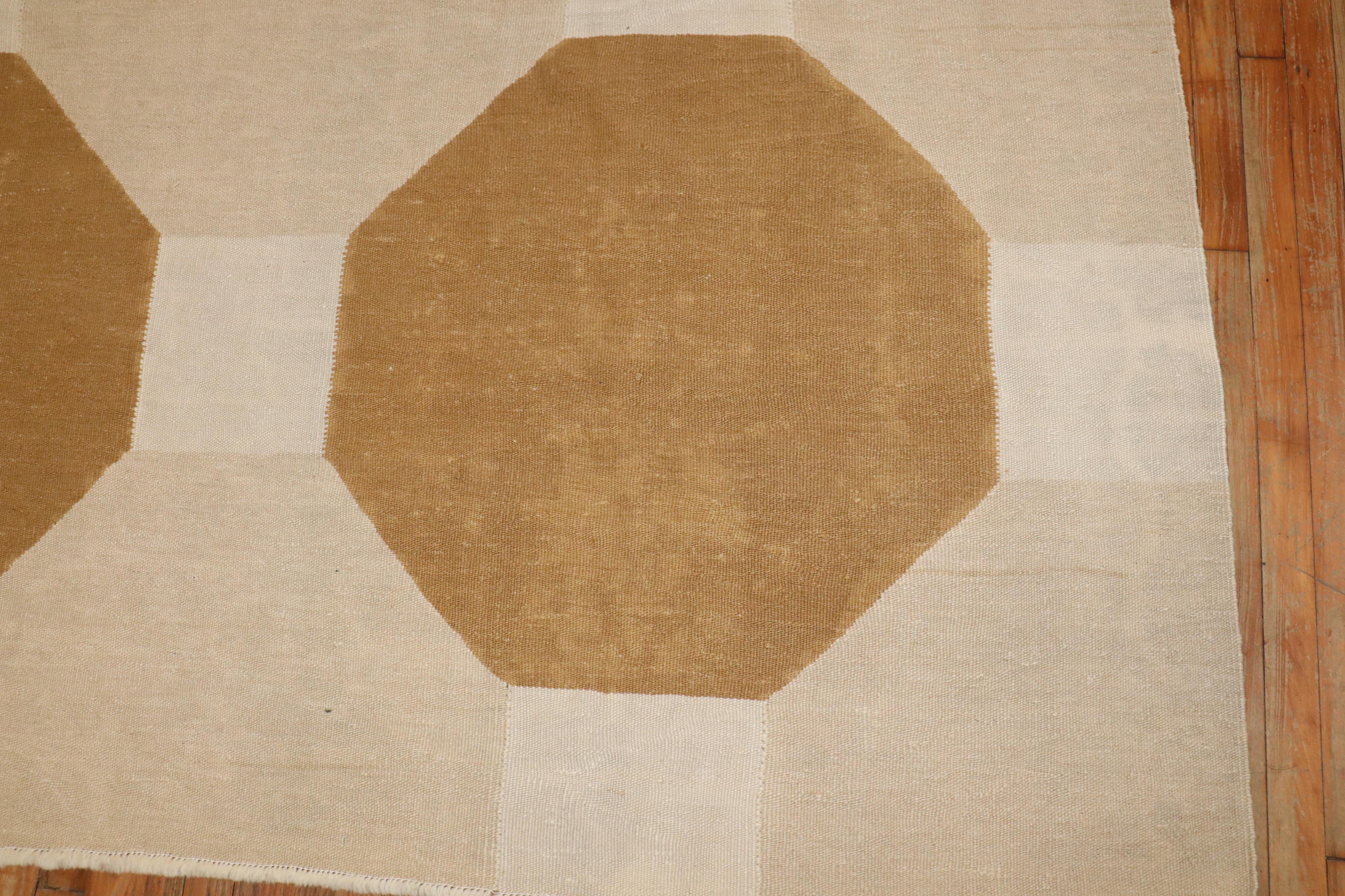 Zabihi Collection Modern Persian Kilim For Sale 4