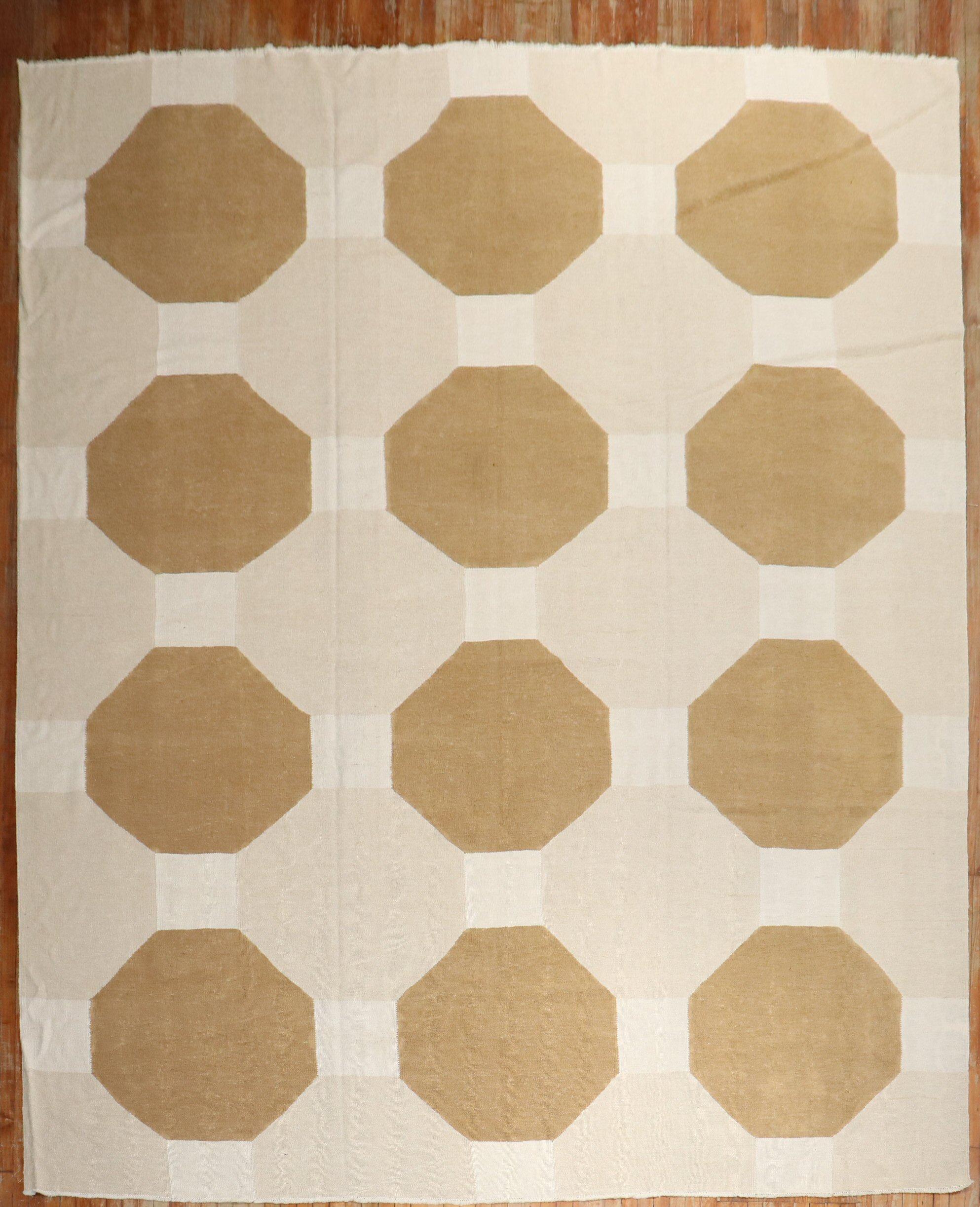 Zabihi Collection Modern Persian Kilim For Sale 6