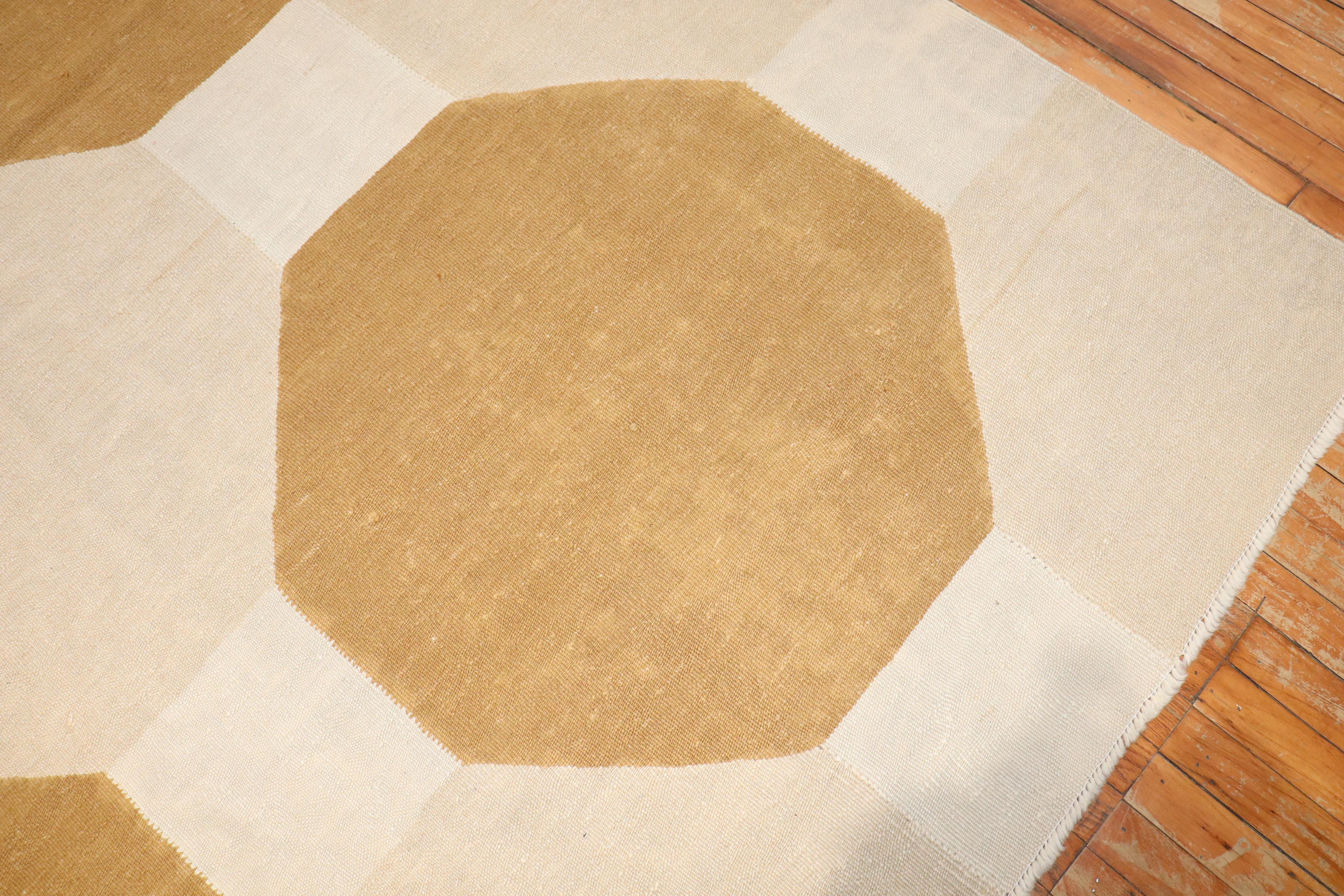 Zabihi Collection Modern Persian Kilim For Sale 7