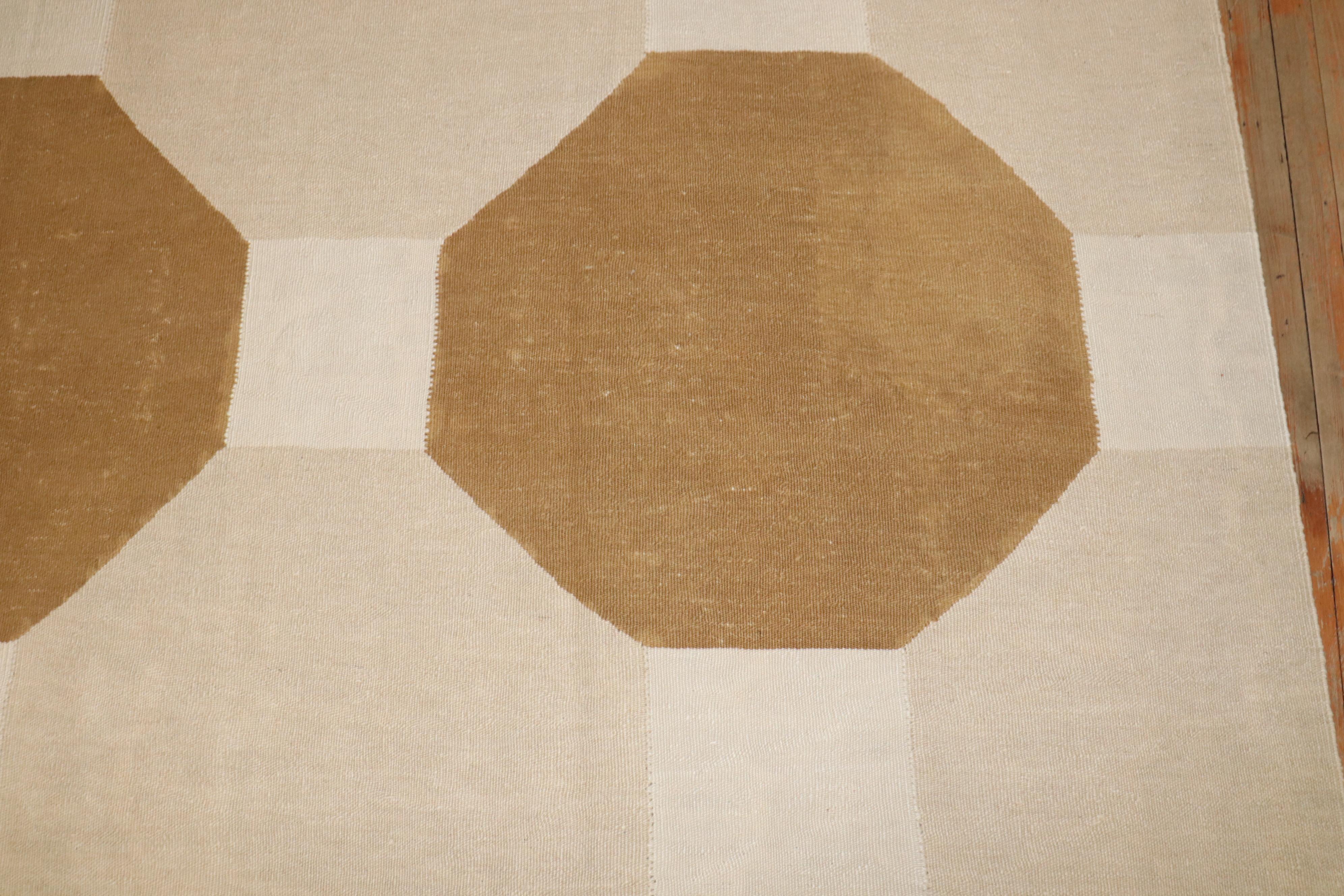Zabihi Collection Modern Persian Kilim For Sale 1