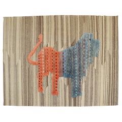 Zabihi Collection Modern Persian Souf Kilim