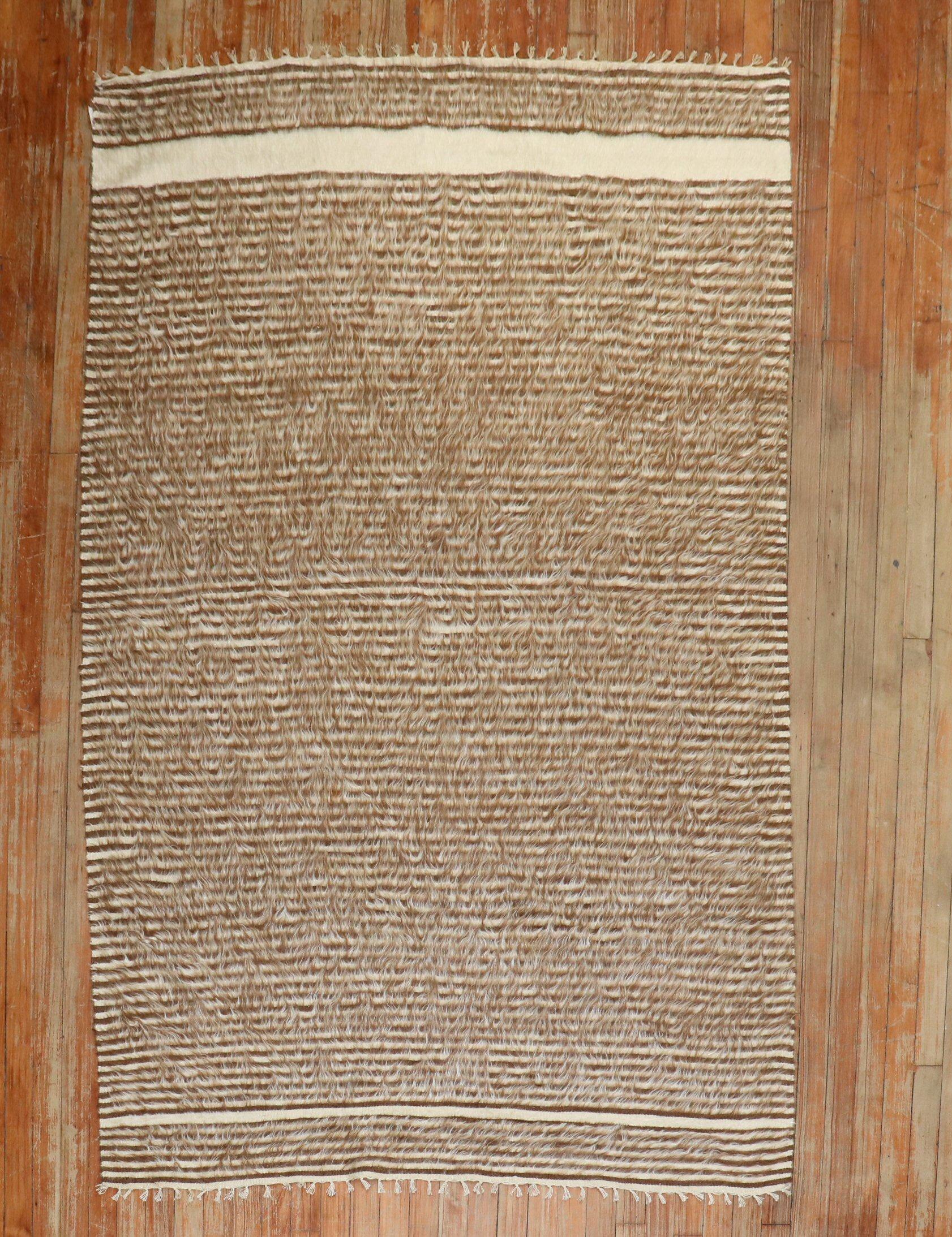 20th Century Turkish Mohair Striped Rug

Details
rug no.	j3671
size	4' 6