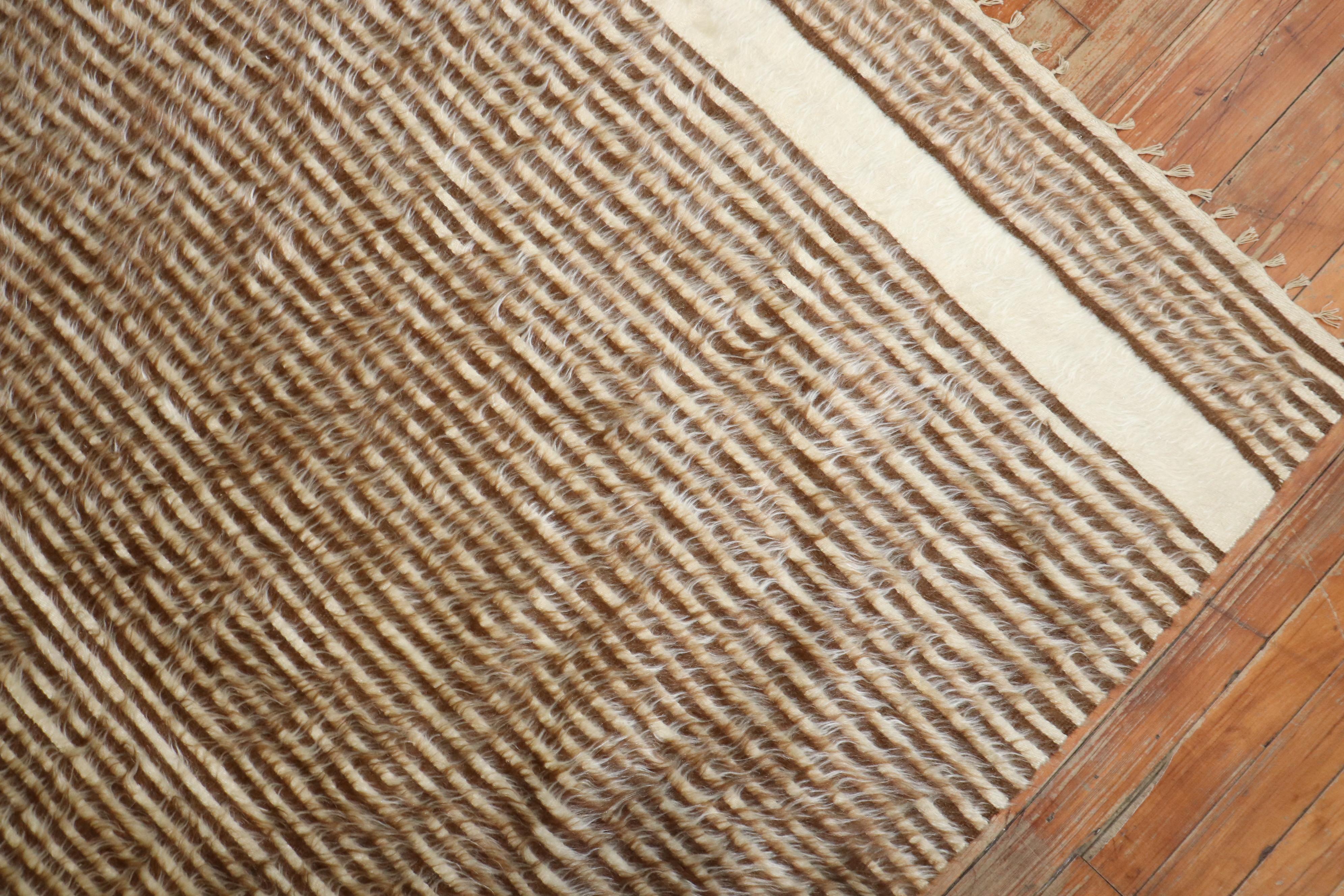 Angora Zabihi Collection Mohair Turkish Rug For Sale