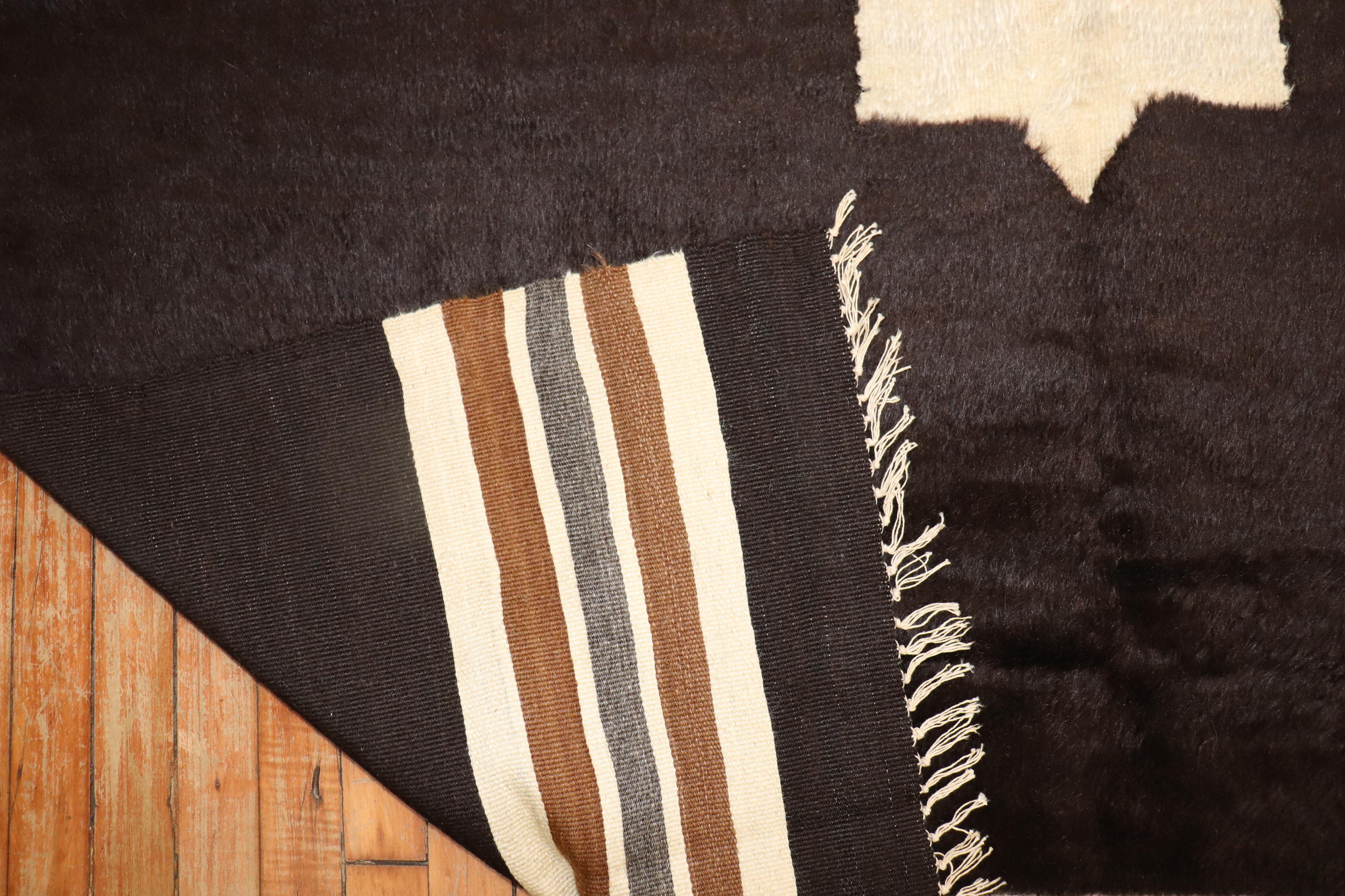 Angora Zabihi Collection Mohair Turkish Rug For Sale