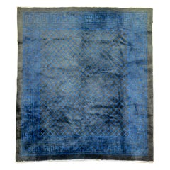 Zabihi Collection Mongolian Square Minimalist Rug