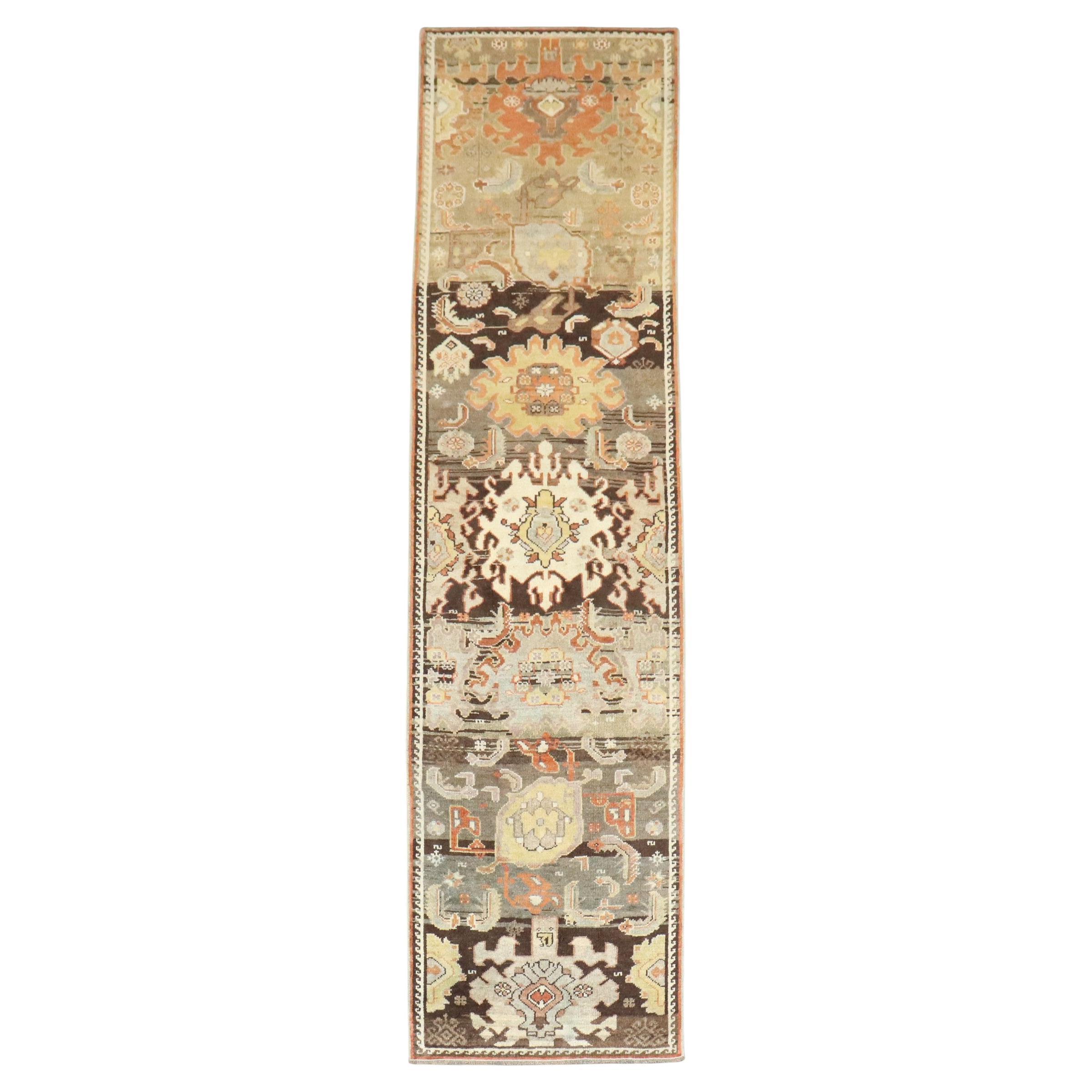 Zabihi Collection Narrow Antique Northwest Persian Tribal Runner