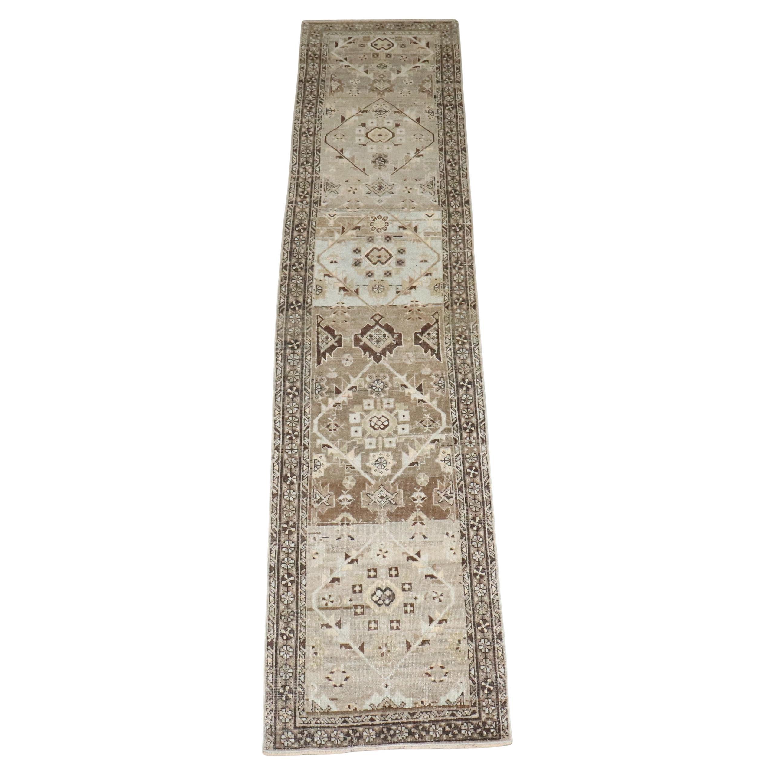 A narrow early 20th-century Persian Malayer Runner

Details
rug no.	j4356
size	1' 11