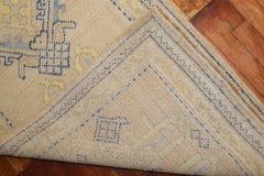 Zabihi Collection Narrow Long Antique Turkish Oushak 27 Foot Runner