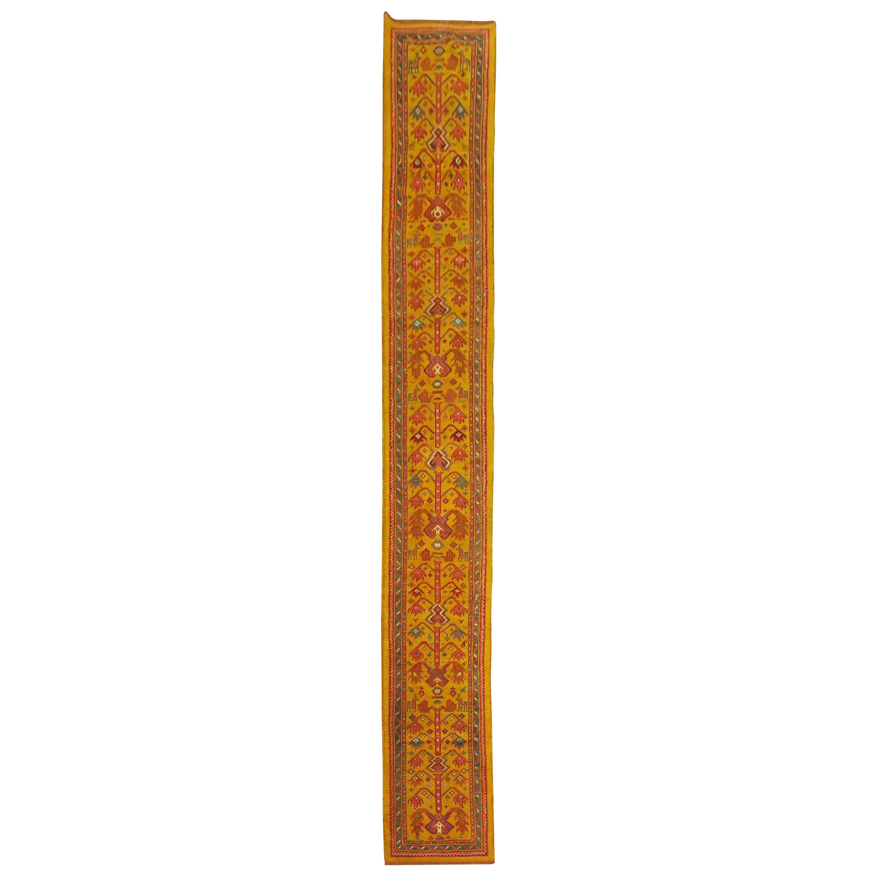 The Collective étroit et long chemin de table turc antique Oushak