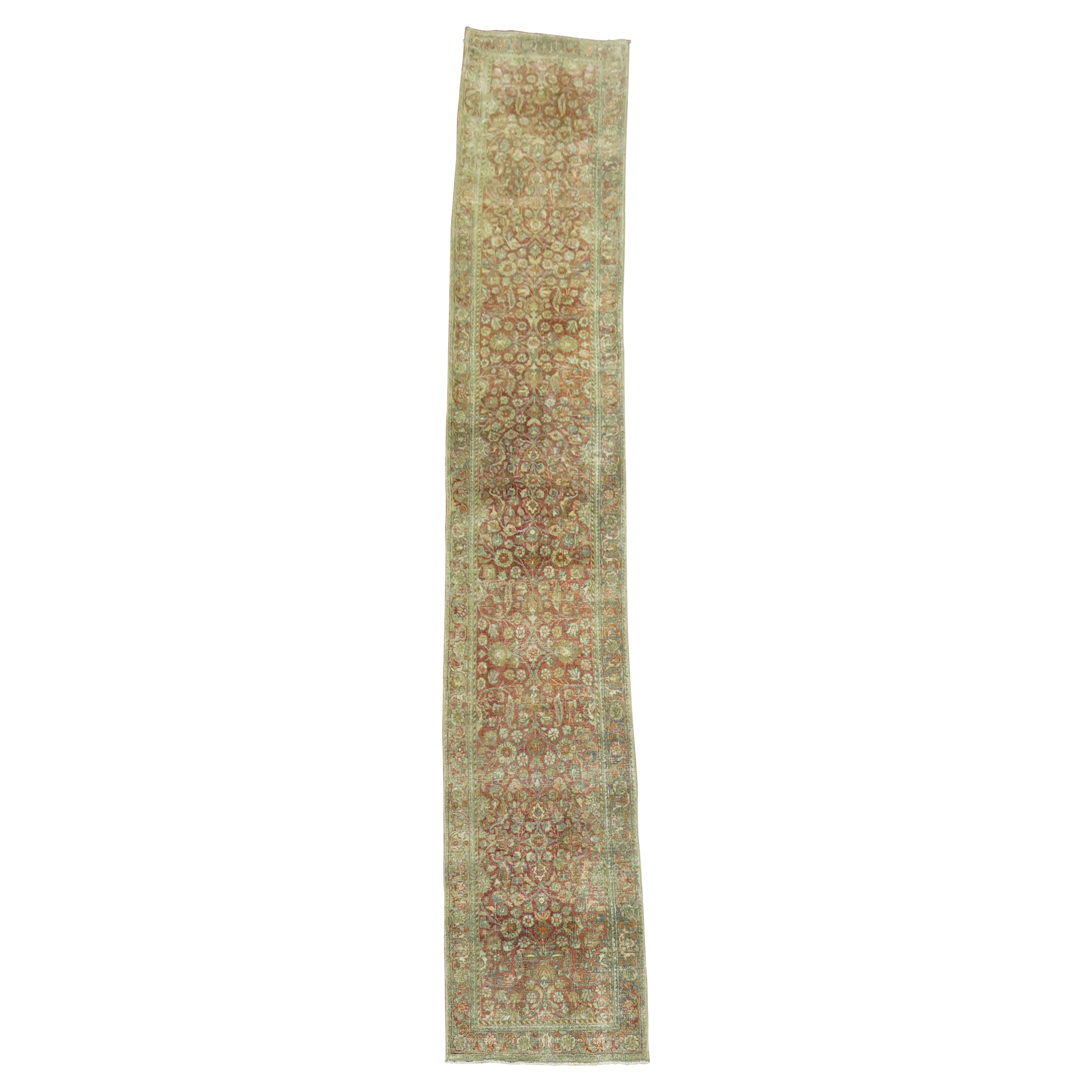 Runner persiano Kashan stretto della Collezione Zabihi