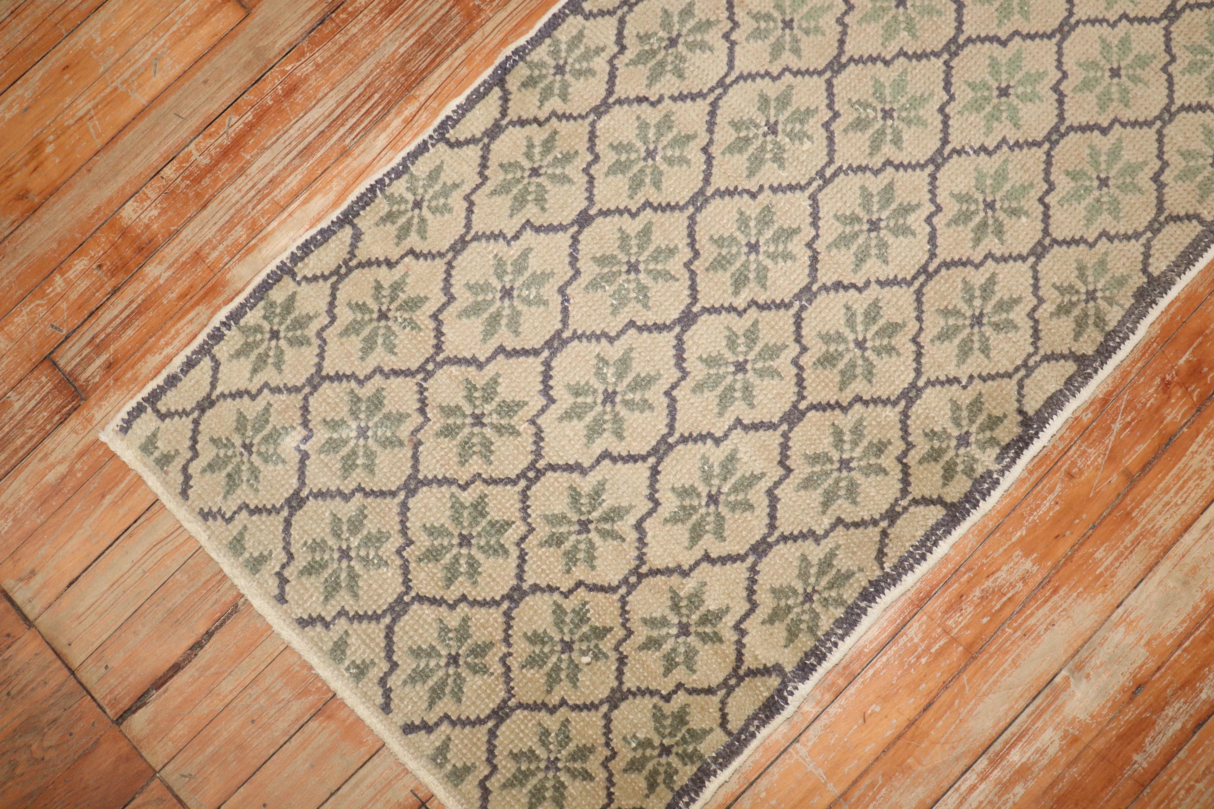Turco Runner turco vintage stretto della collezione Zabihi in vendita