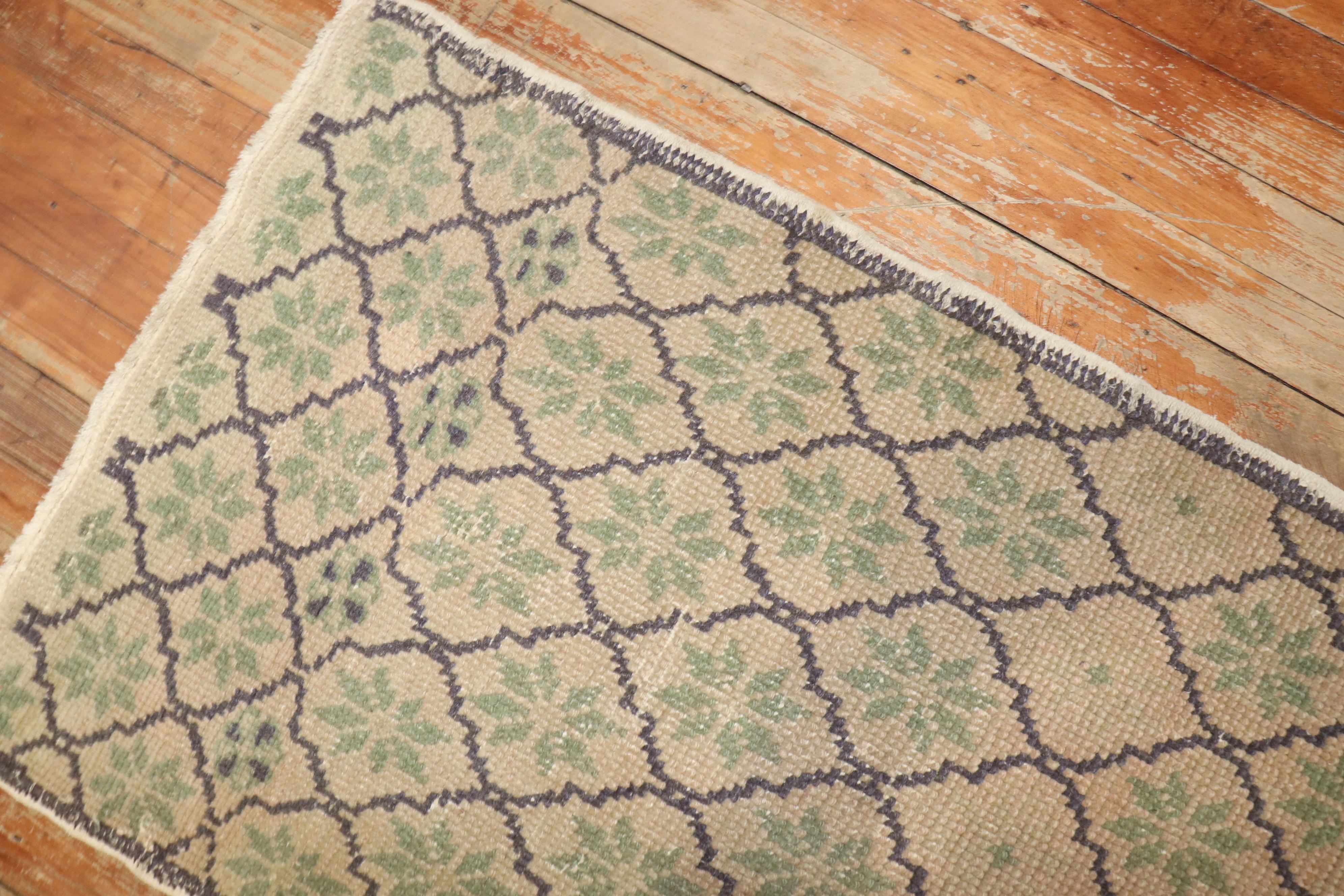 Lana Runner turco vintage stretto della collezione Zabihi in vendita