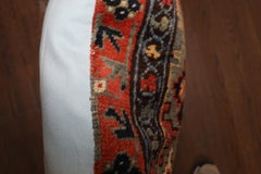 Zabihi Collection Navy Traditional Large Square Rug Pillow