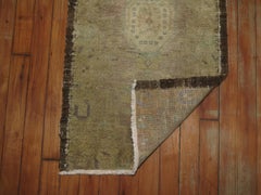 Zabihi Collection Neutral Lavender Turkish Throw Rug