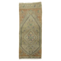 Vintage Zabihi Collection Neutral Turkish Yastik Rug