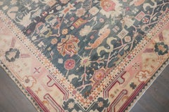 Zabihi Collection North Indian Antique Larestan Animal Pictorial Rug