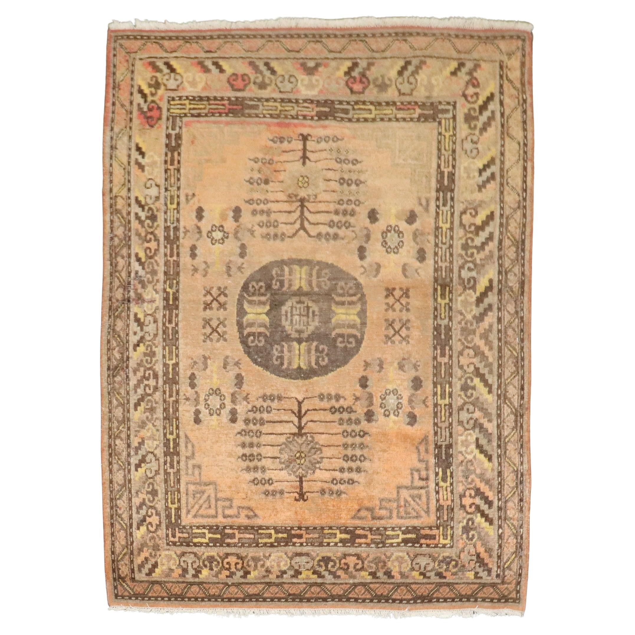 Tappeto a dispersione Zabihi Collection'S Arancione Khotan