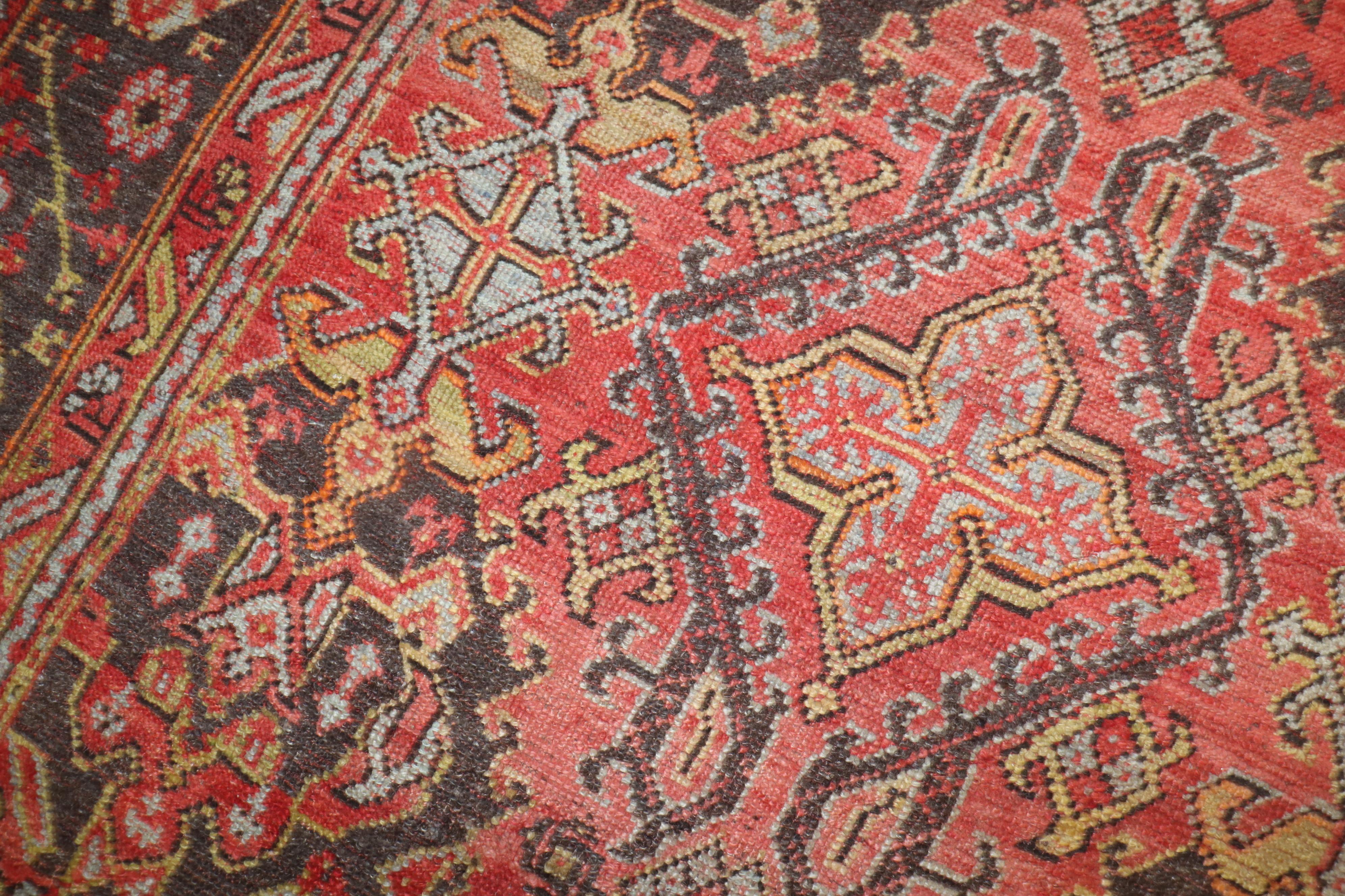 Zabihi Collection Oversize Antique Oushak Rug For Sale 1