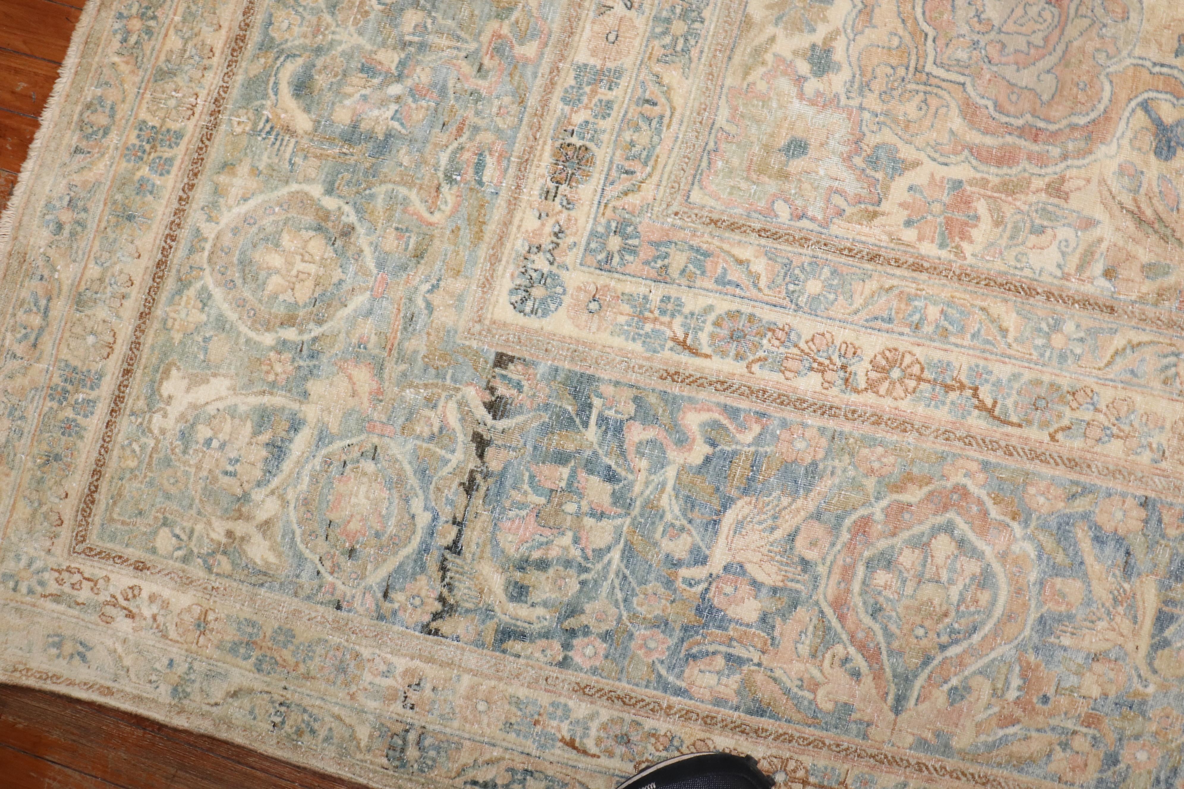 Zabihi Collection Oversize Antique Persian Kerman Carpet  For Sale 2