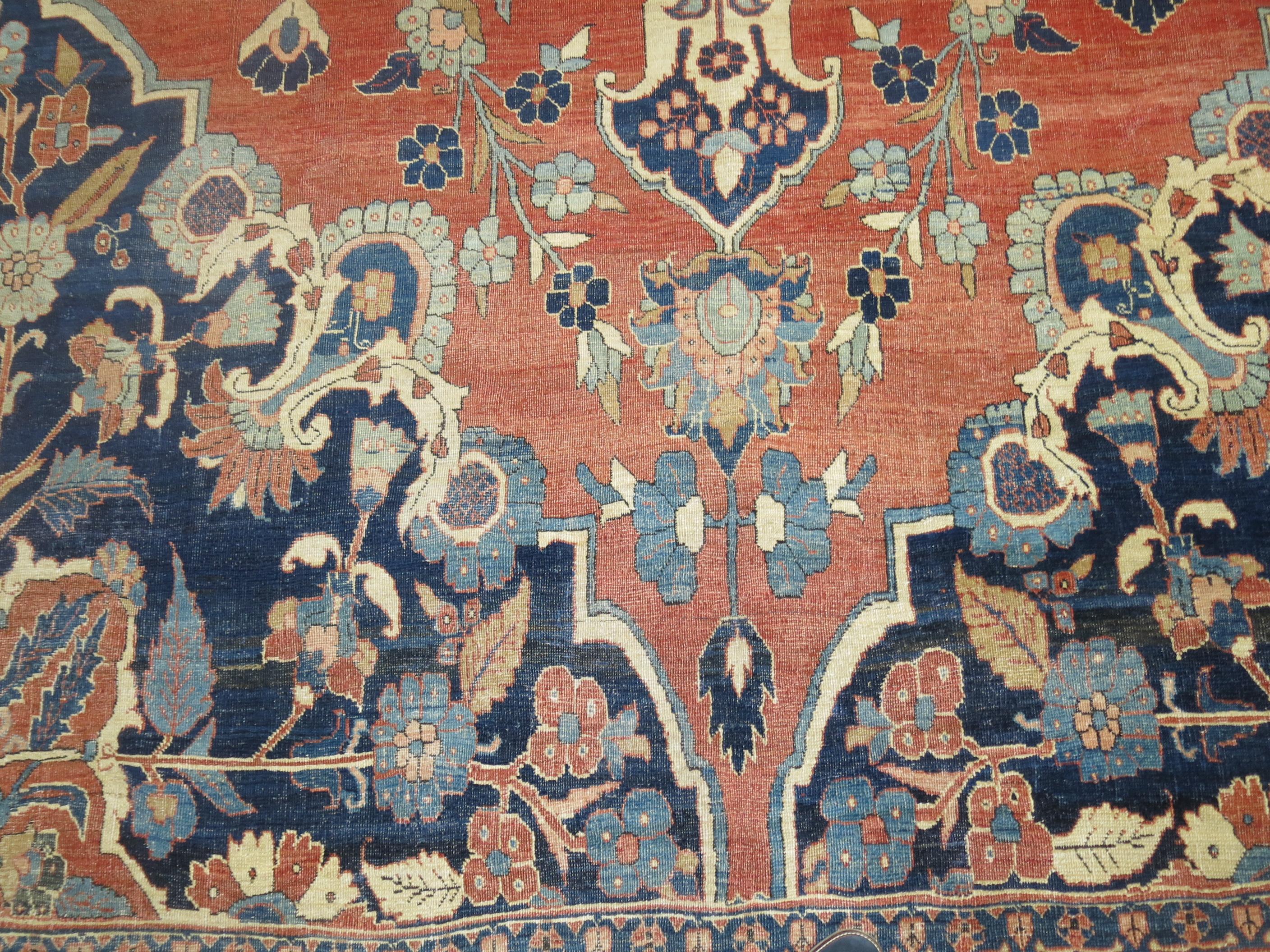 Tappeto Tabriz antico persiano oversize Collection'S in vendita 3