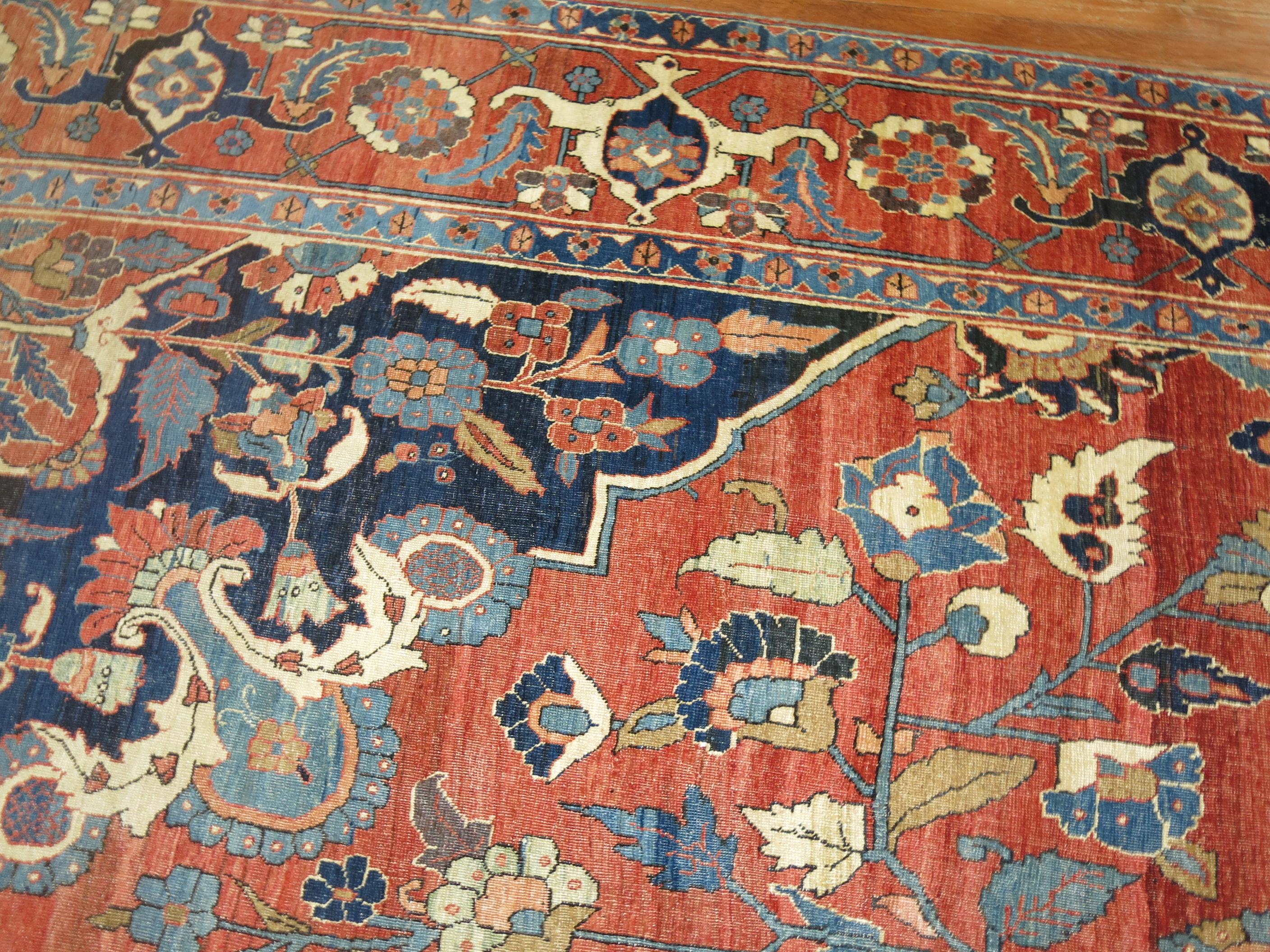 Bauhaus Tappeto Tabriz antico persiano oversize Collection'S in vendita