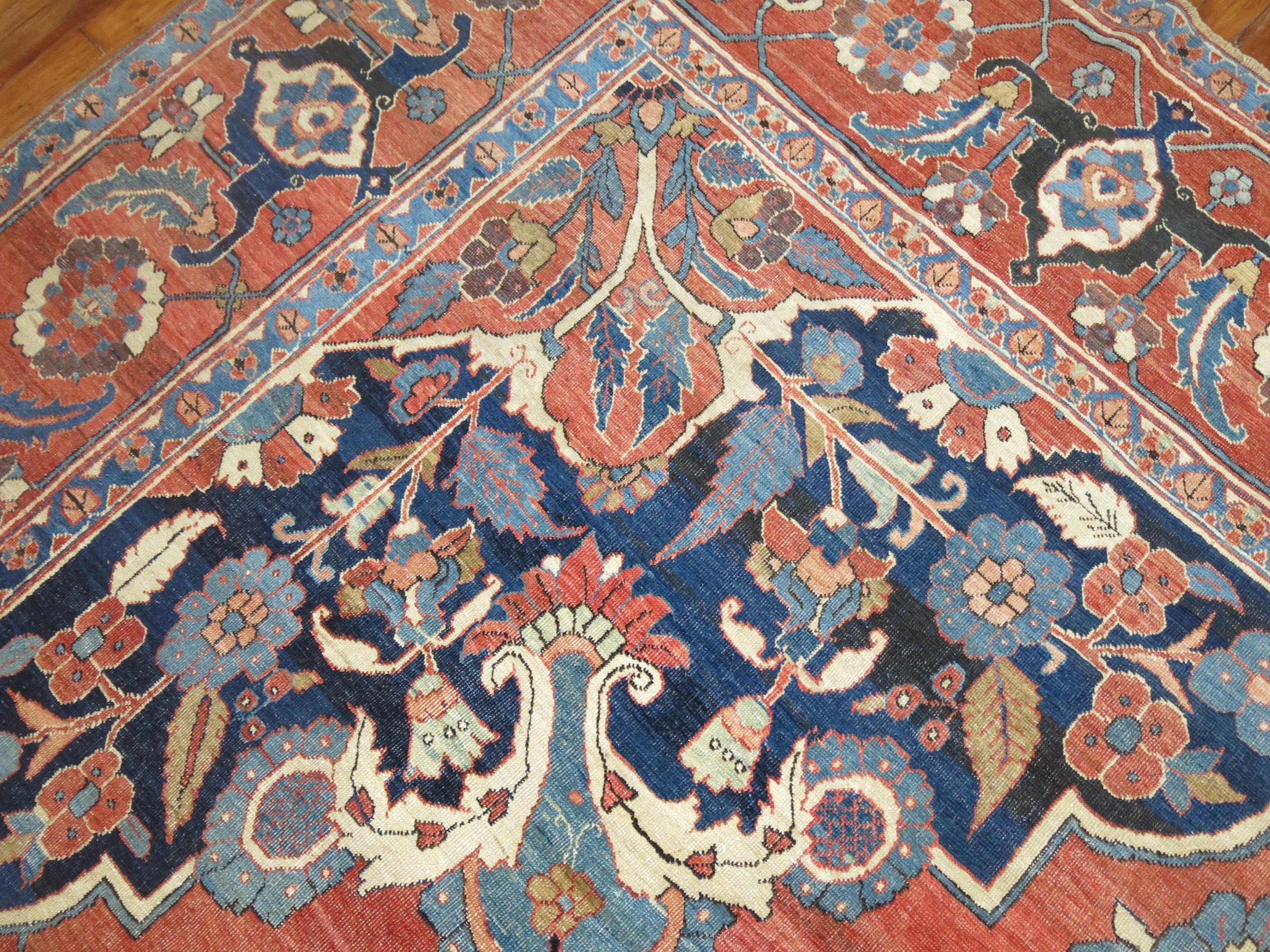 Lana Tappeto Tabriz antico persiano oversize Collection'S in vendita
