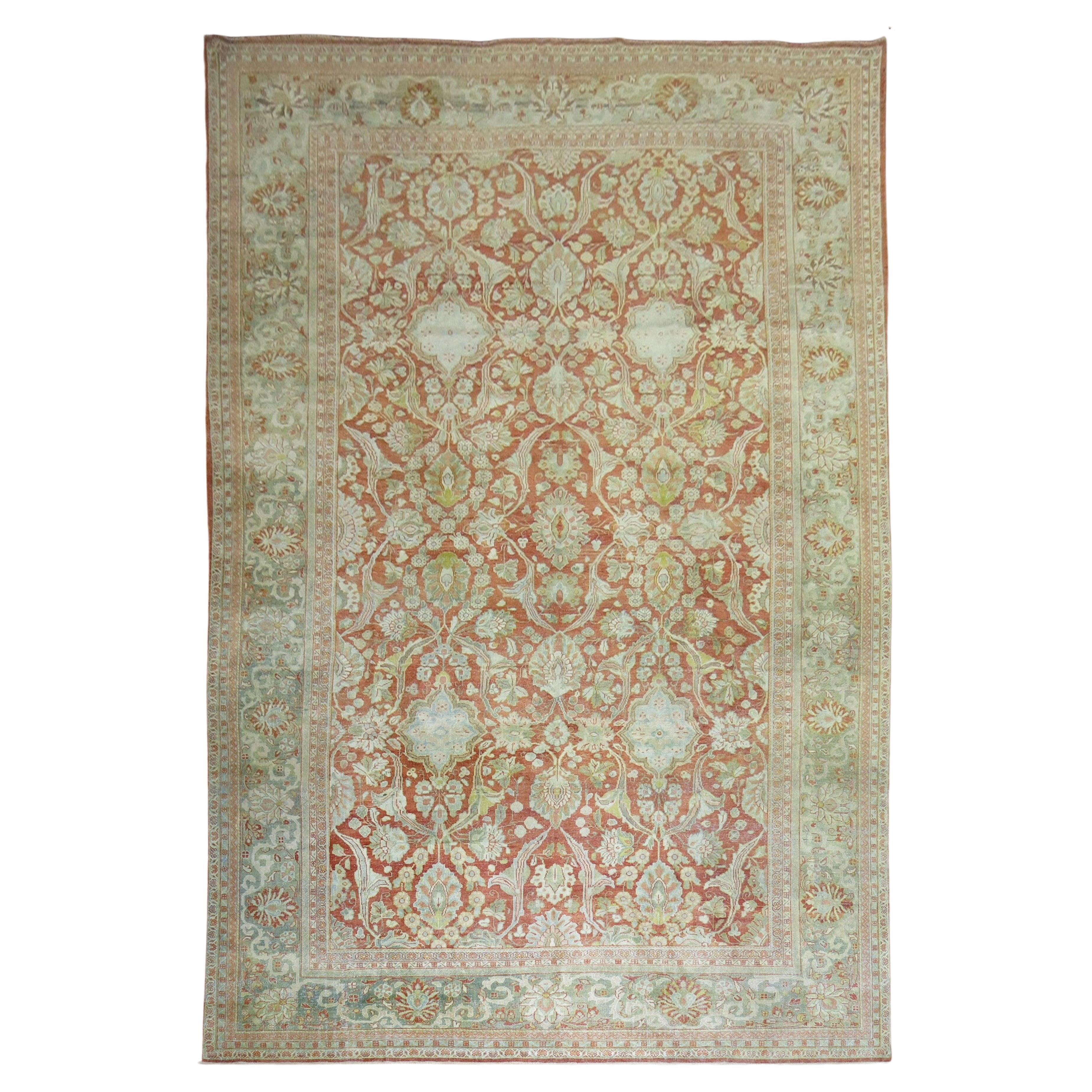 Tapis persan ancien surdimensionné Sultanabad Mahal de la collection Zabihi